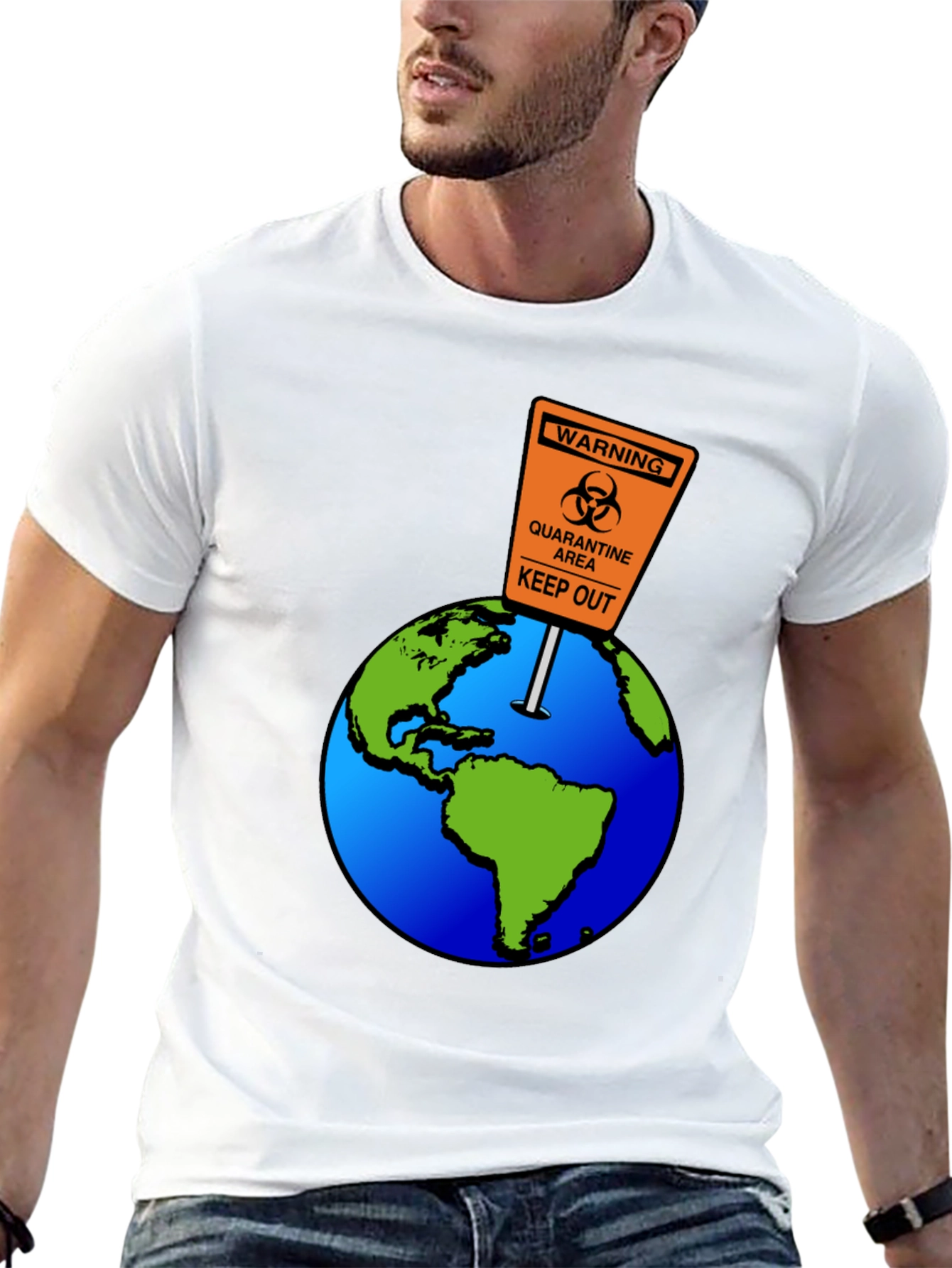 Quarantine Earth Graphic T-Shirt - 13