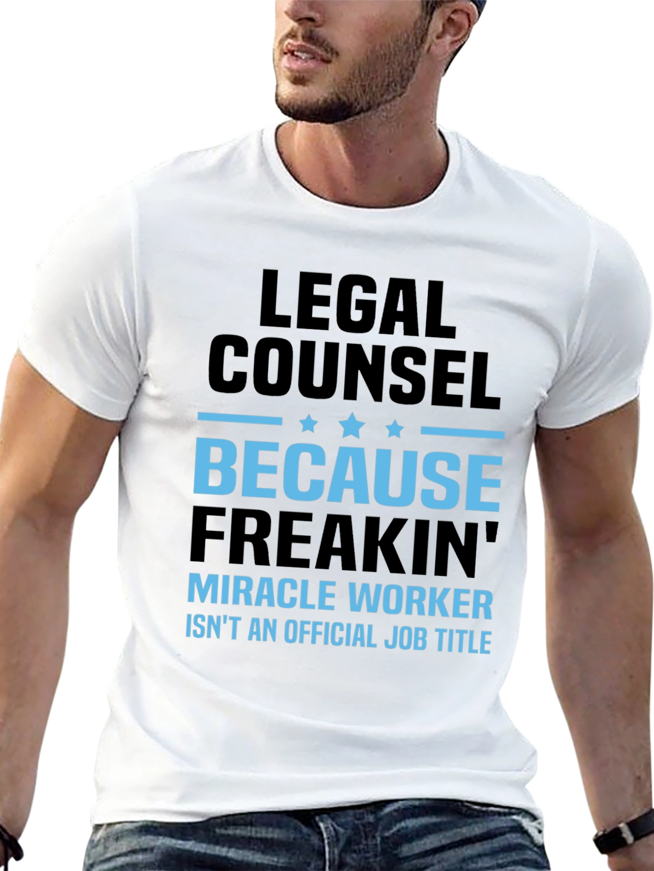 Black Legal Counsel Miracle Worker Graphic Tee view 13