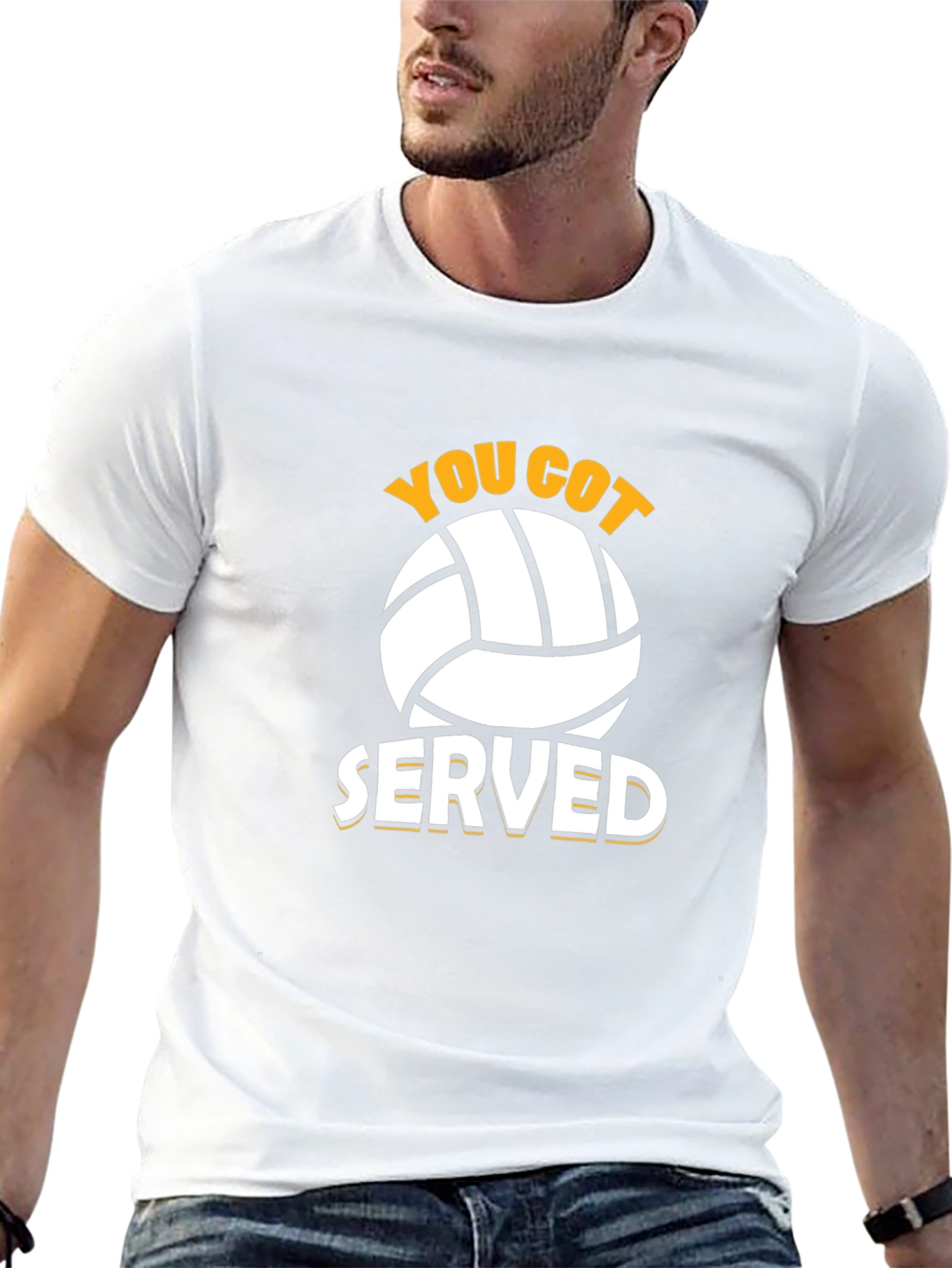 Black You Got Served Volleyball T-Shirt - Black view 13