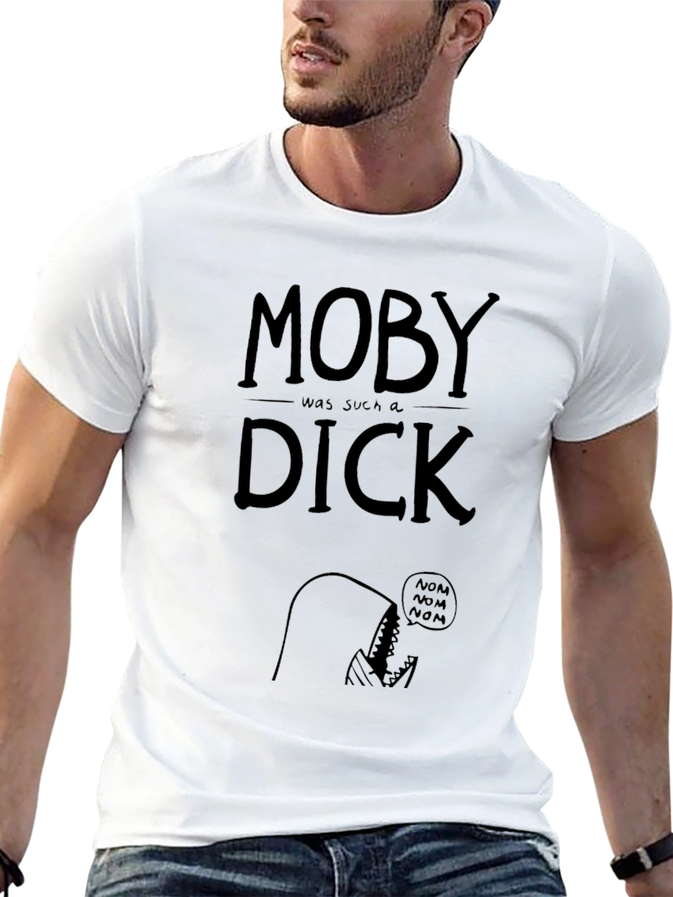 Black Moby Was Such A Dick Graphic T-Shirt view 13