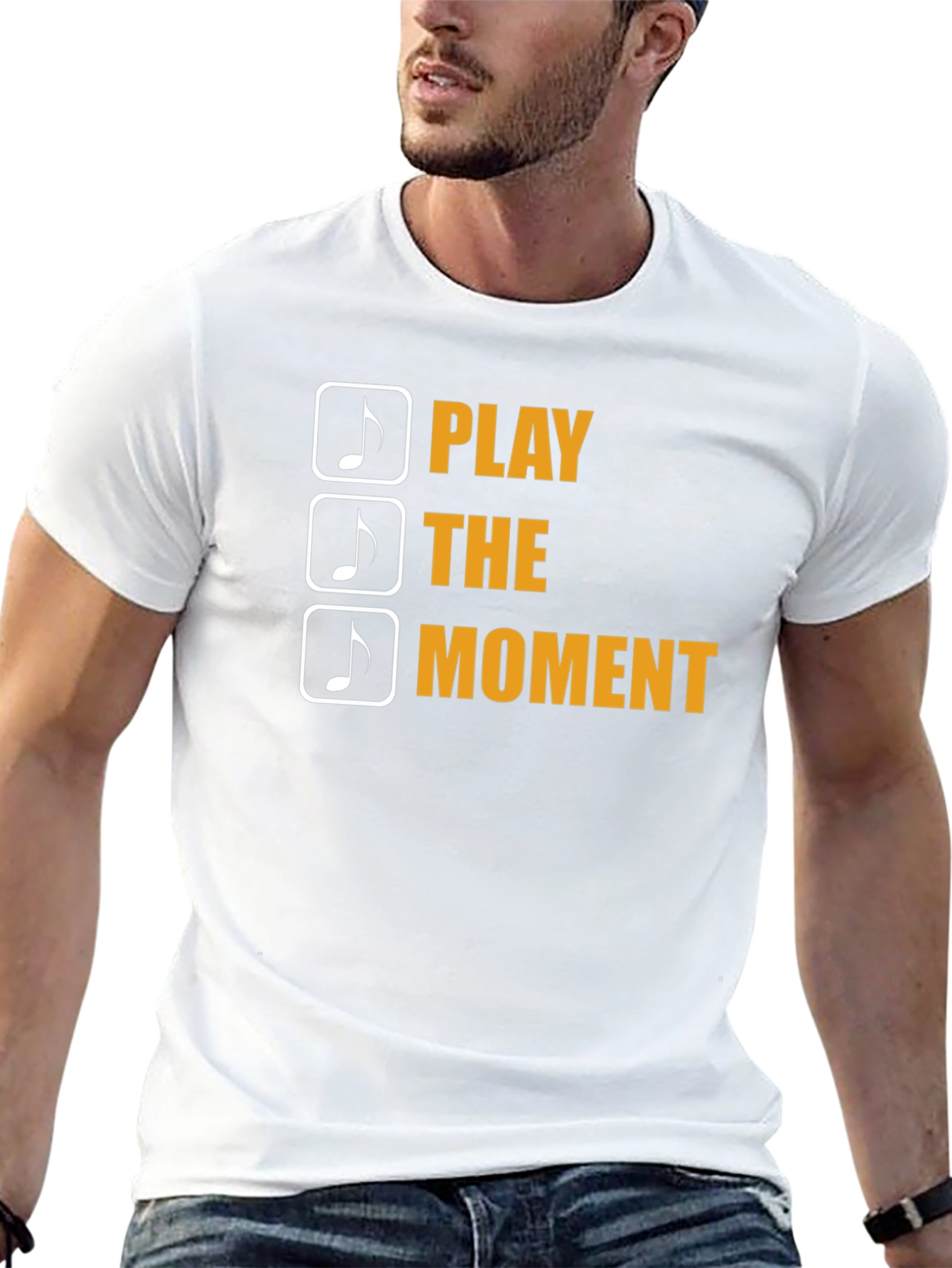 Black Play the Moment Black Graphic Tee view 13