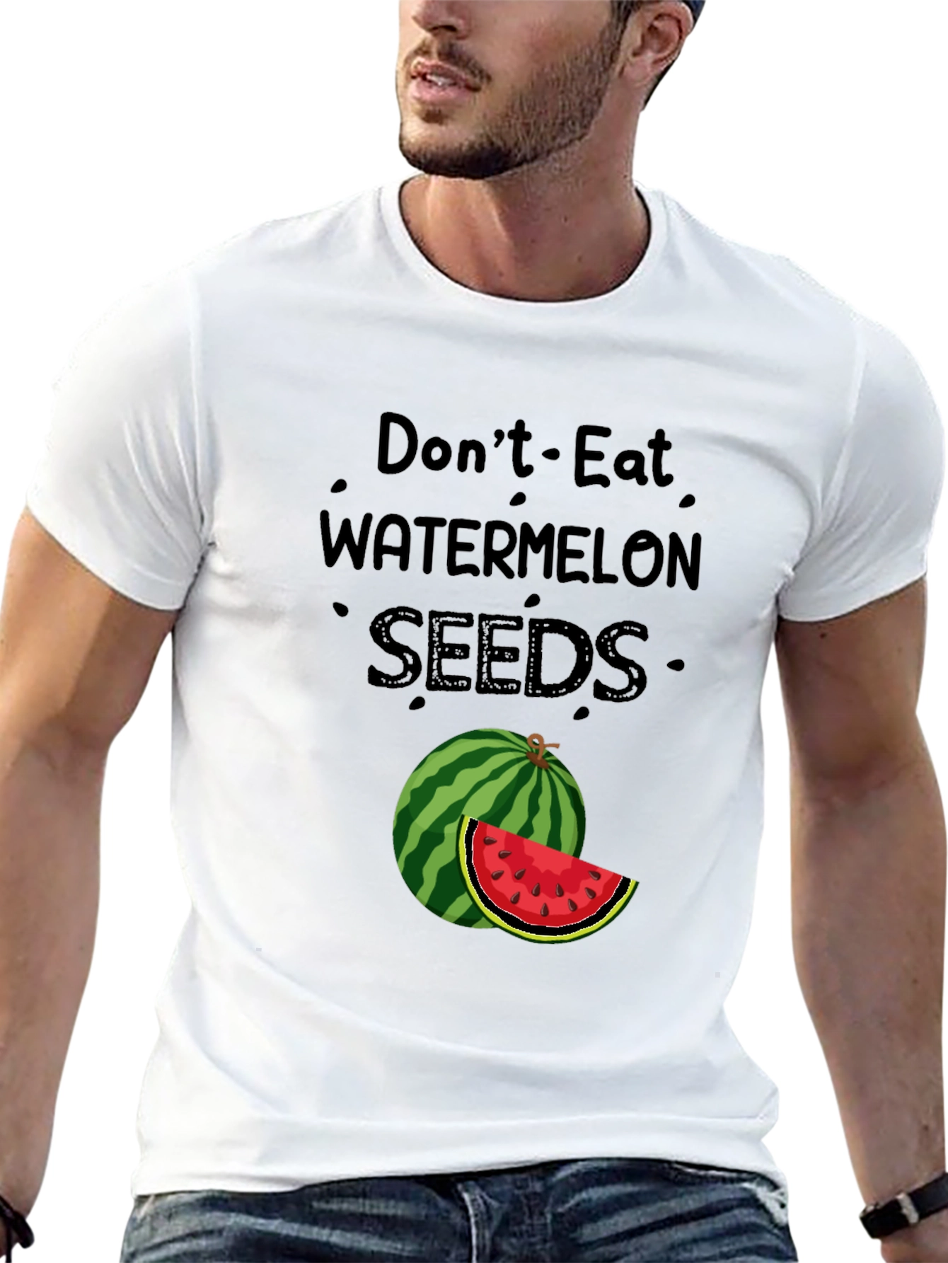 Black Don't Eat Watermelon Seeds T-Shirt view 13