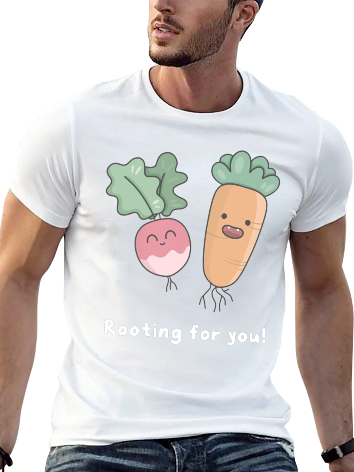 Black Rooting For You Graphic Tee view 13