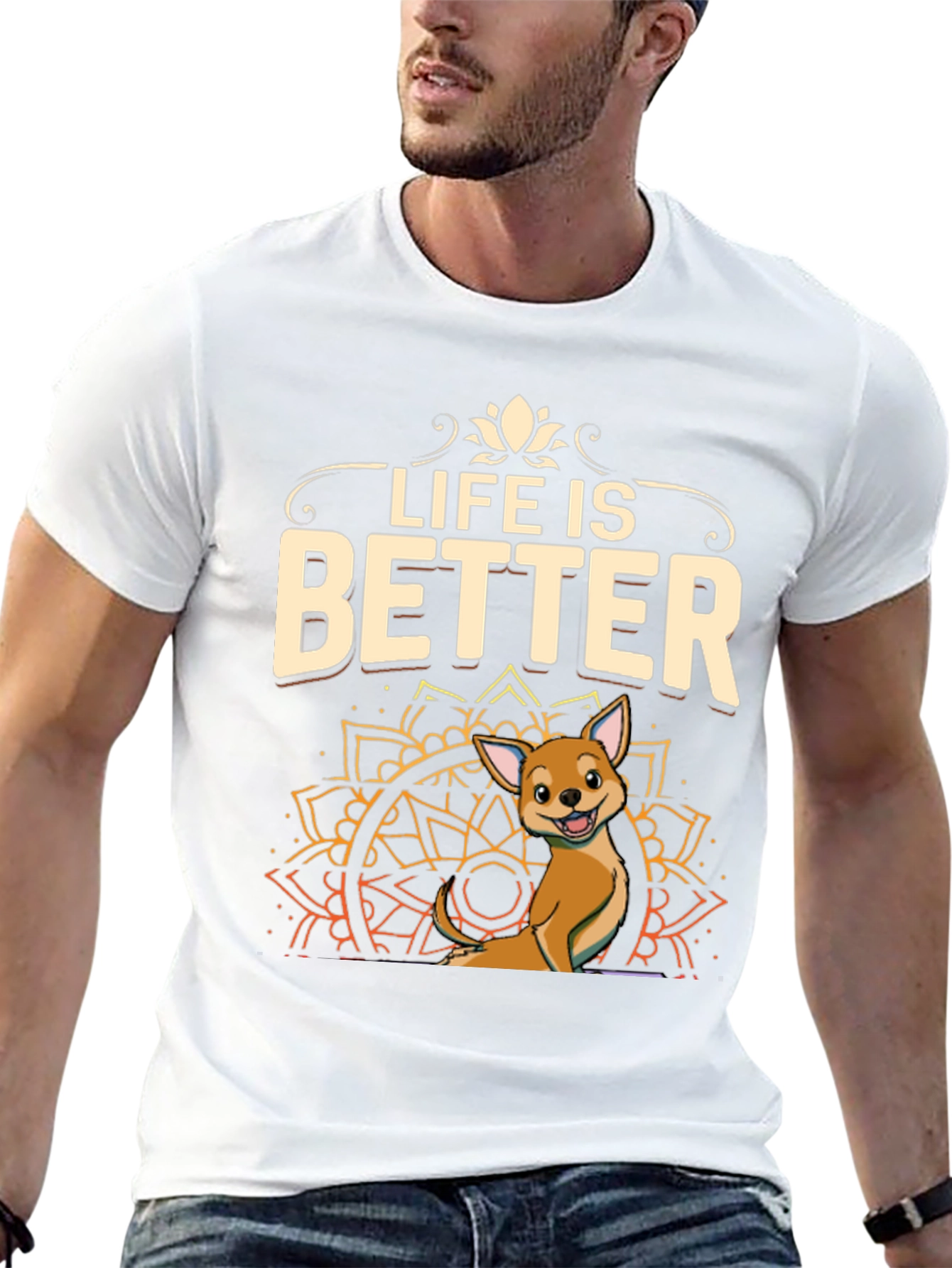 Black Life is Better Dog T-Shirt view 13