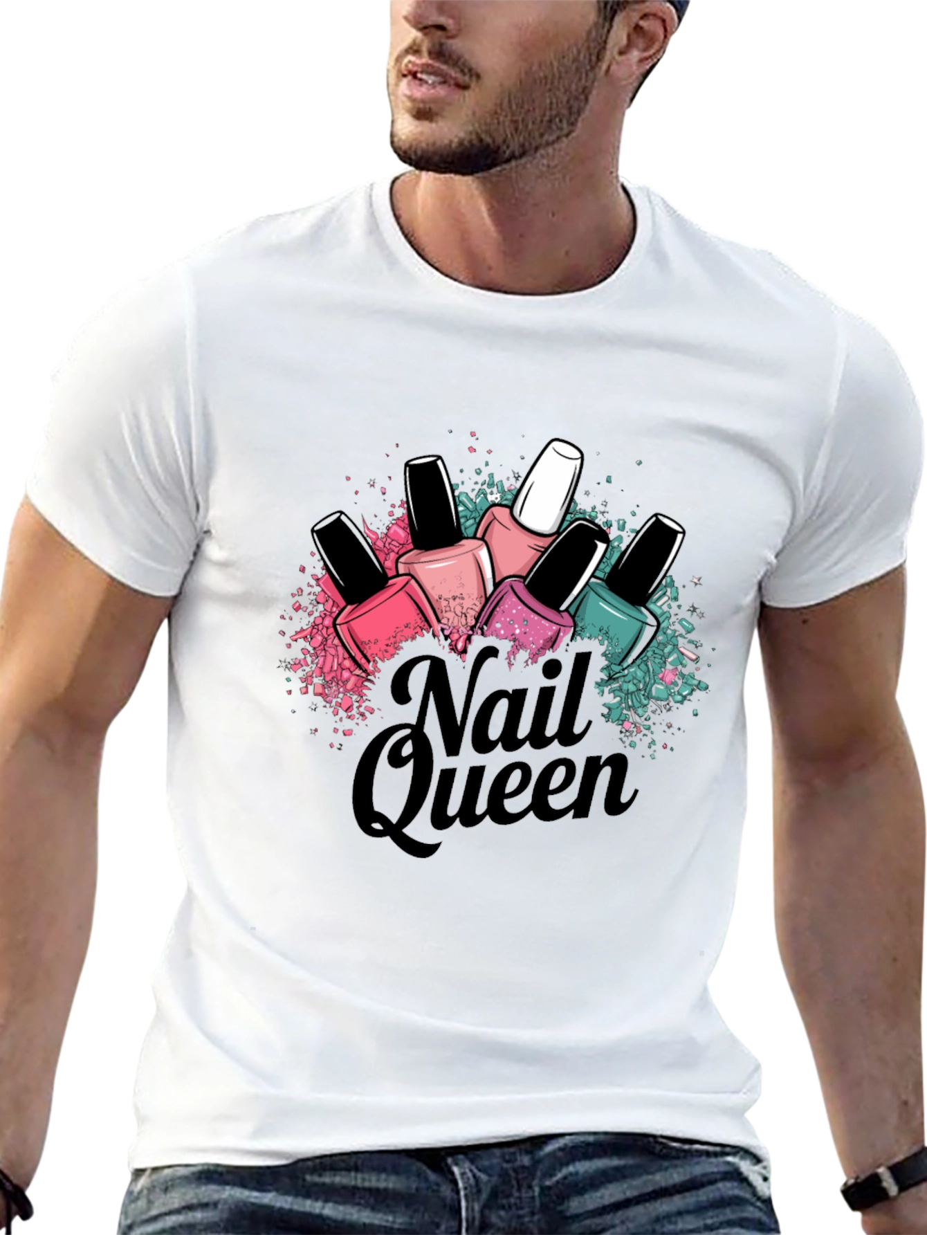 Nail Queen T-Shirt - Manicure Lover Fashion Tee - 13
