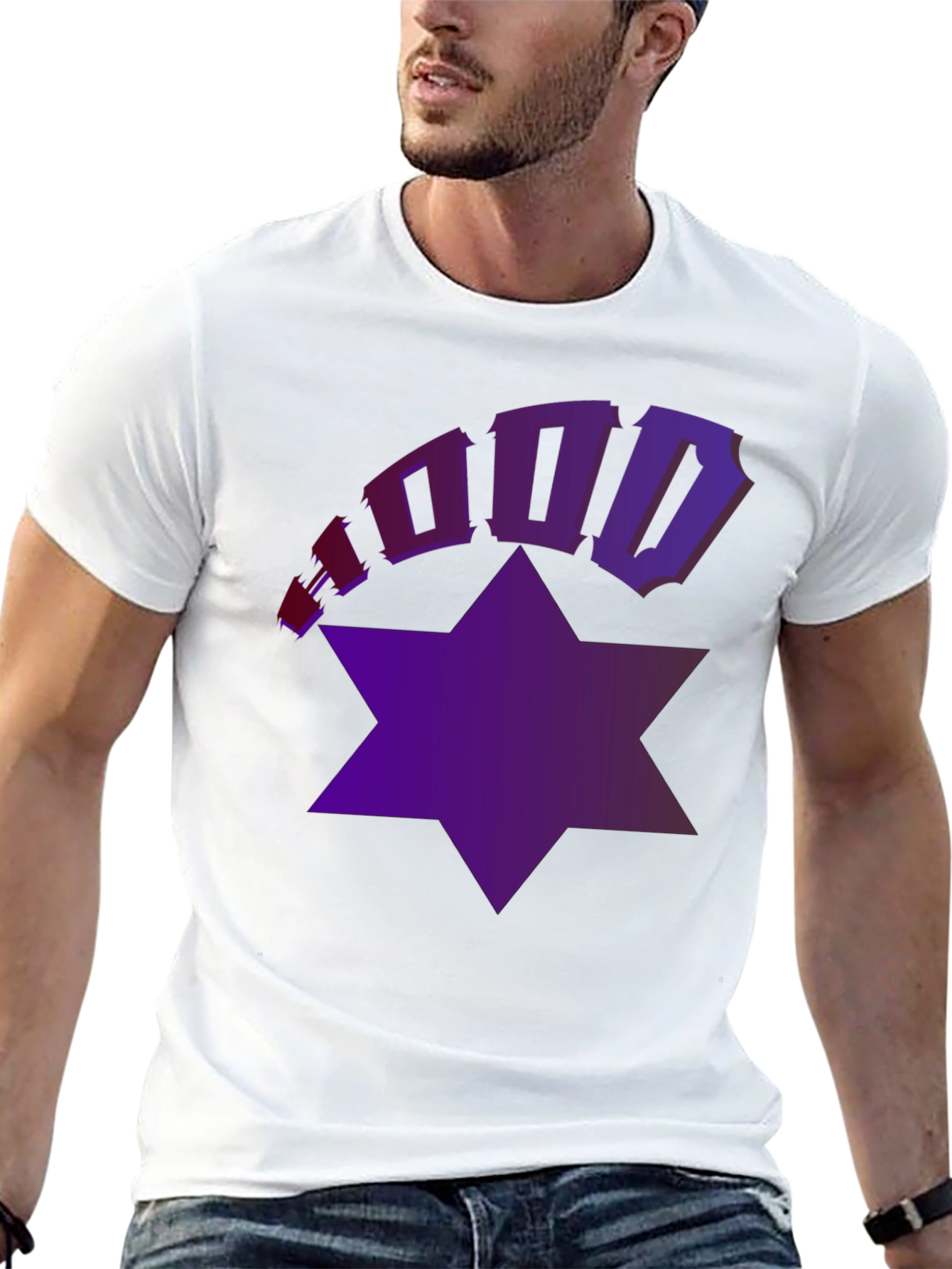 Black Hood Star T-Shirt - Stylish Graphic Tee view 13