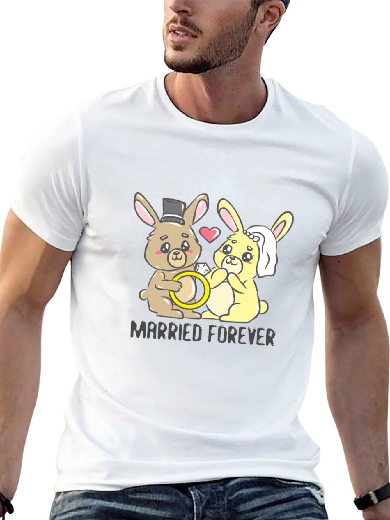 Black Married Forever T-Shirt view 13
