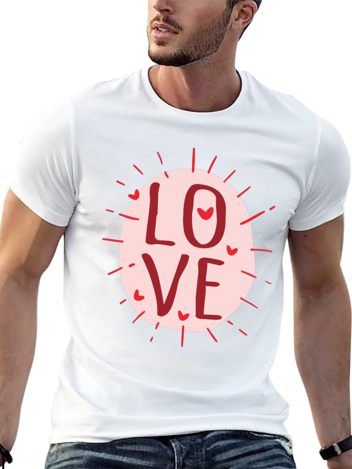 Black Love Graphic Tee - Valentine's Day Gift view 13