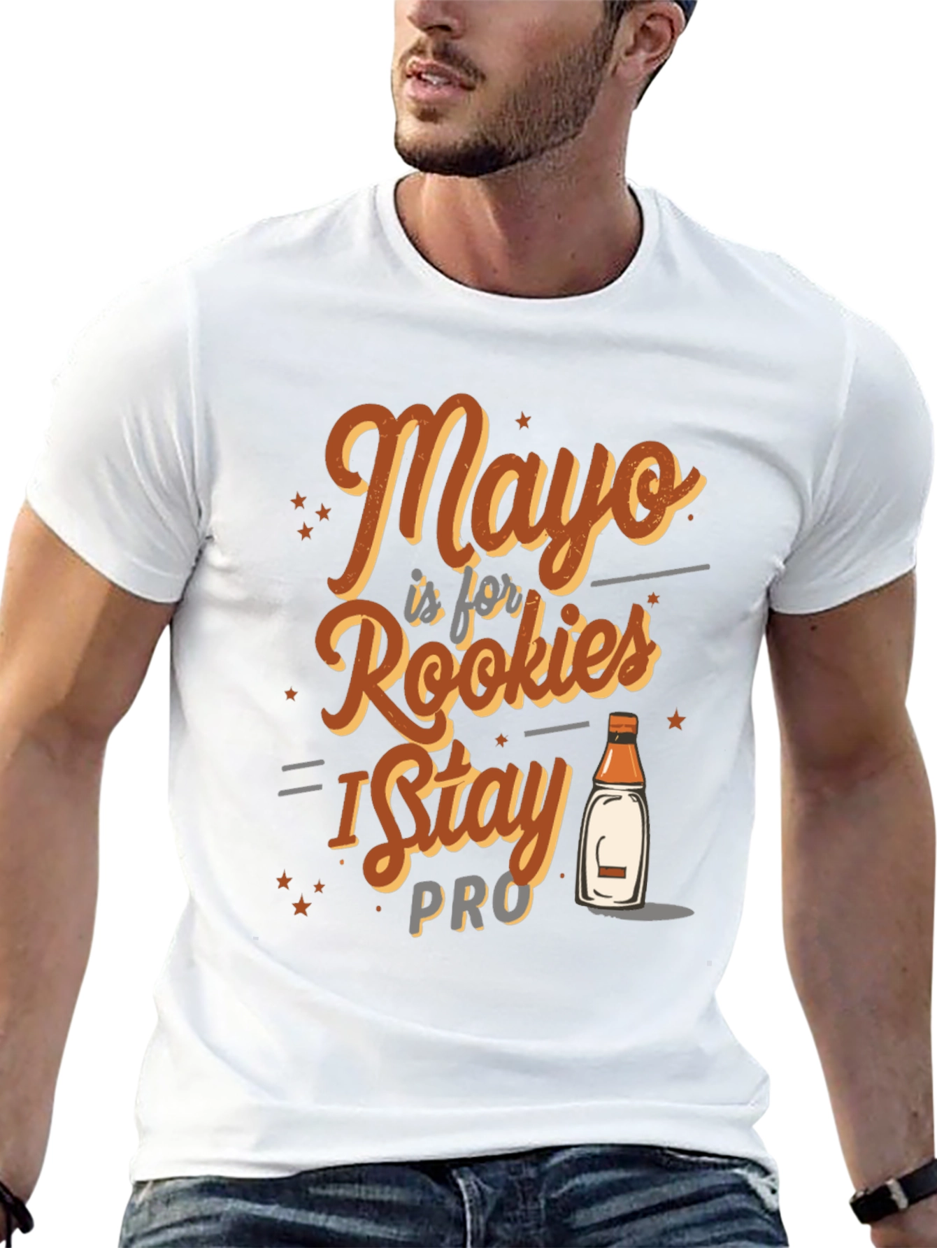 Black Mayo is for Rookies I Stay Pro T-Shirt view 13