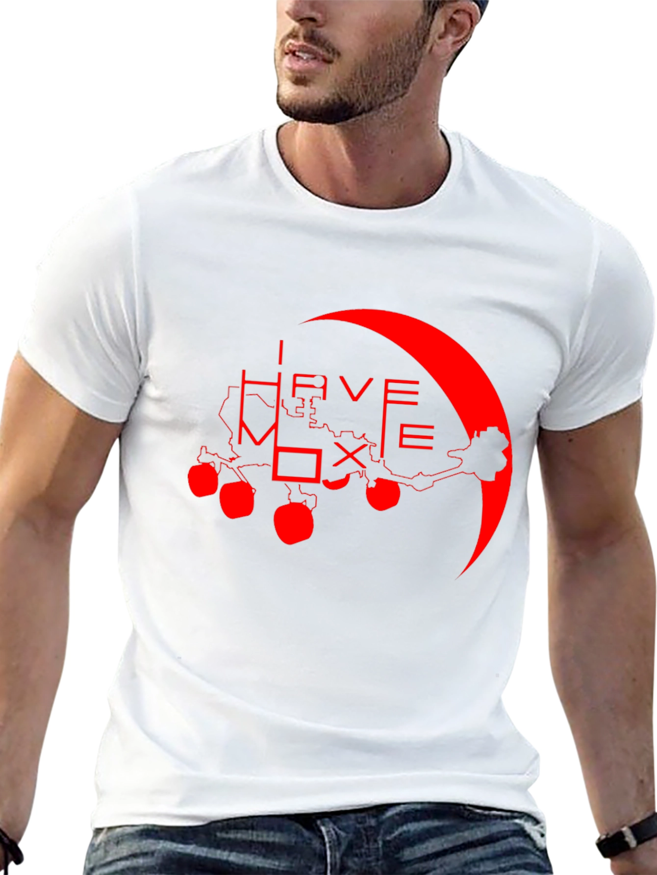 Black I Have More Axes T-Shirt - Red Graphic Print view 13