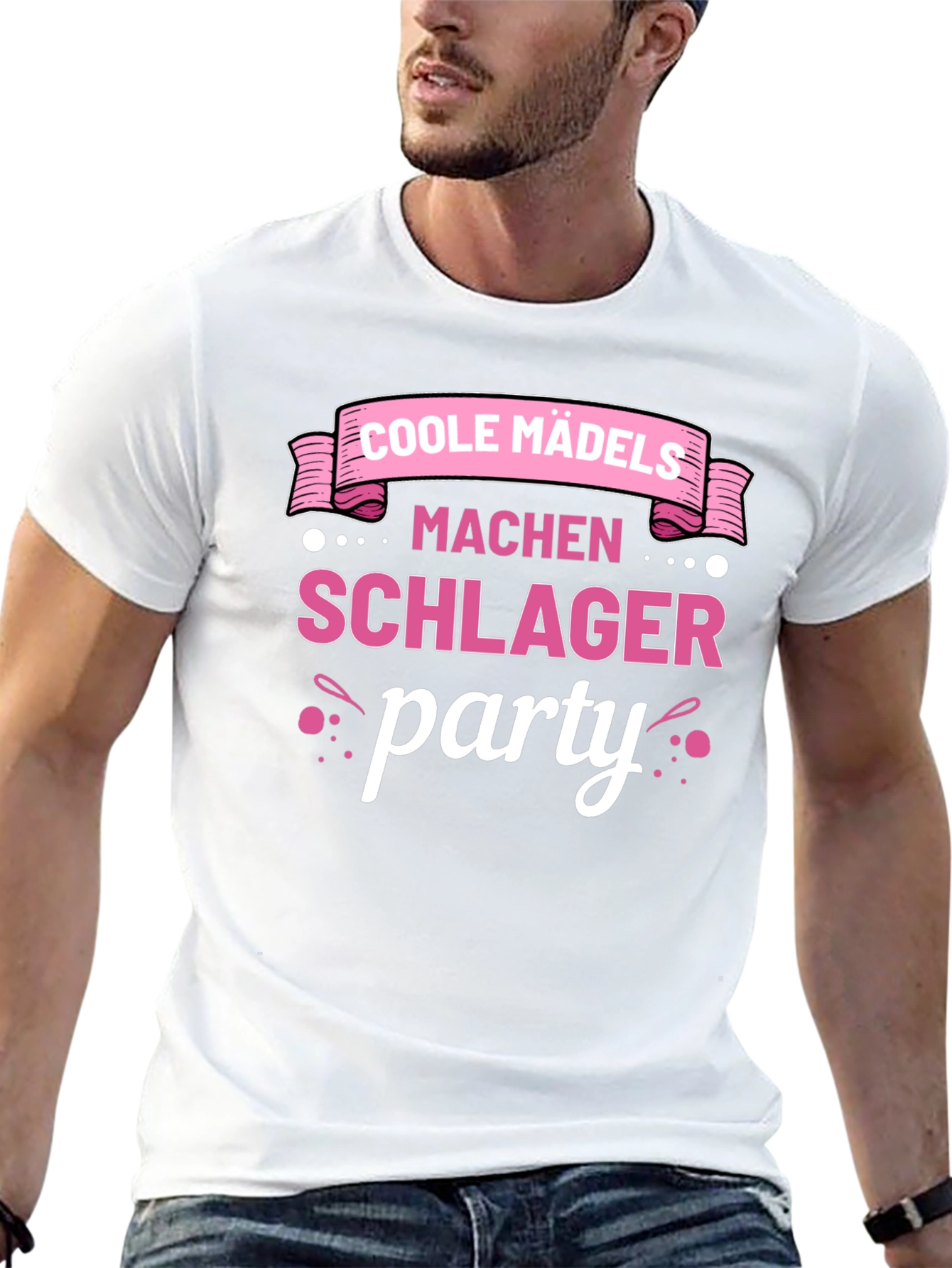 Black Cool Girls Schlager Party Black T-Shirt view 13