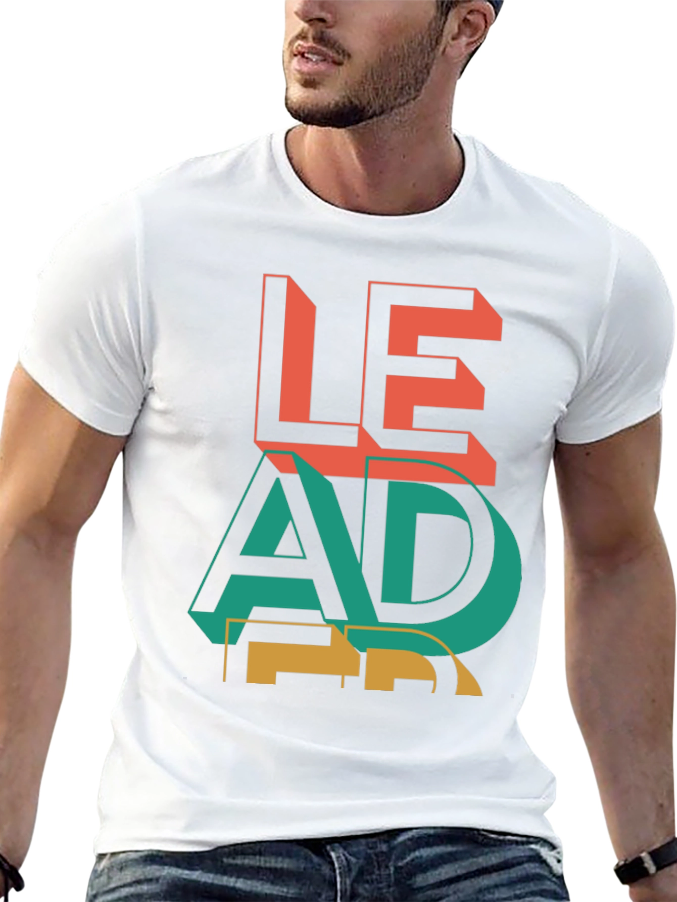 Black Bold Graphic Tee - LEAD view 13