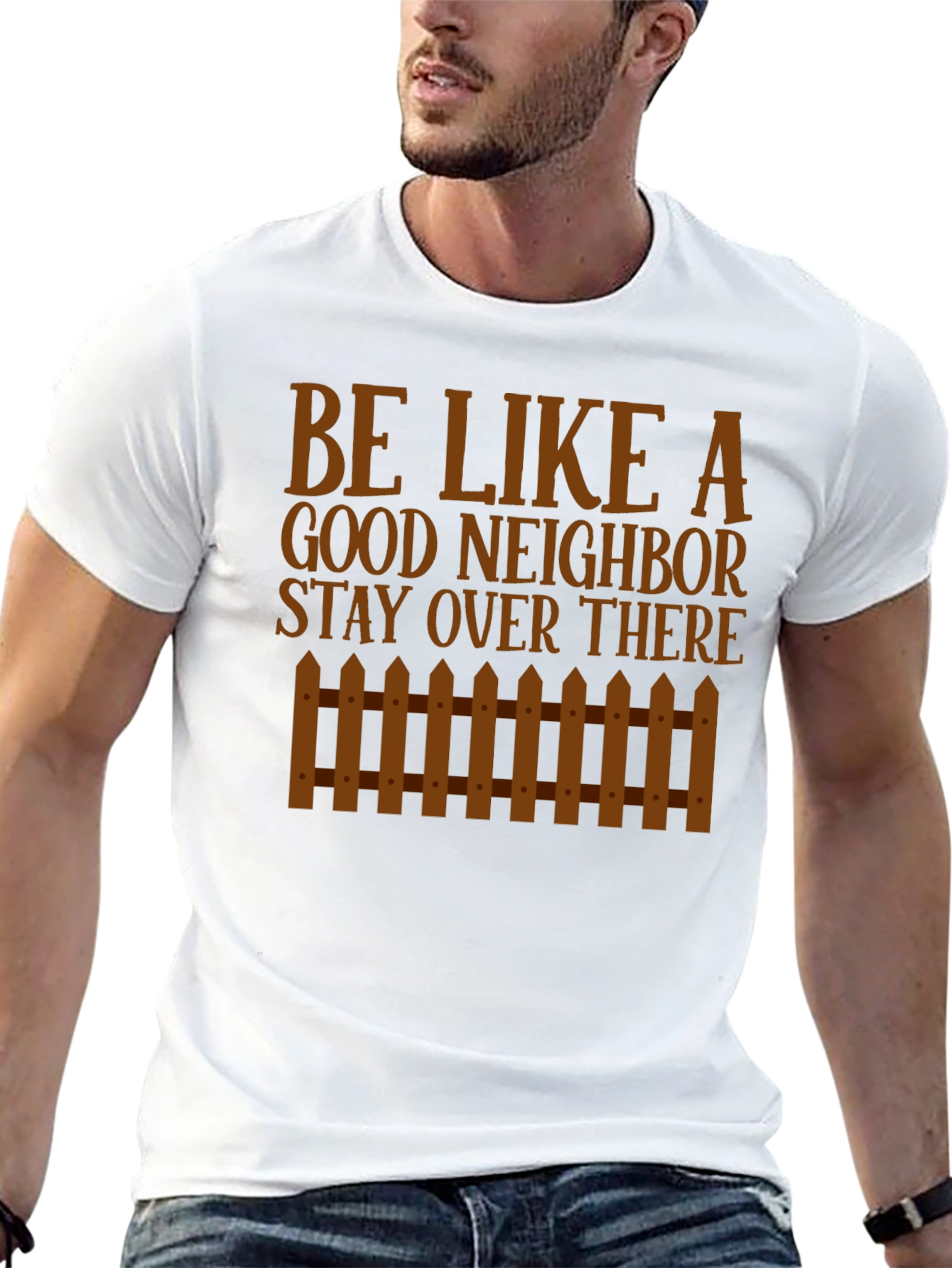 Black Be Like a Good Neighbor Novelty Tee view 13
