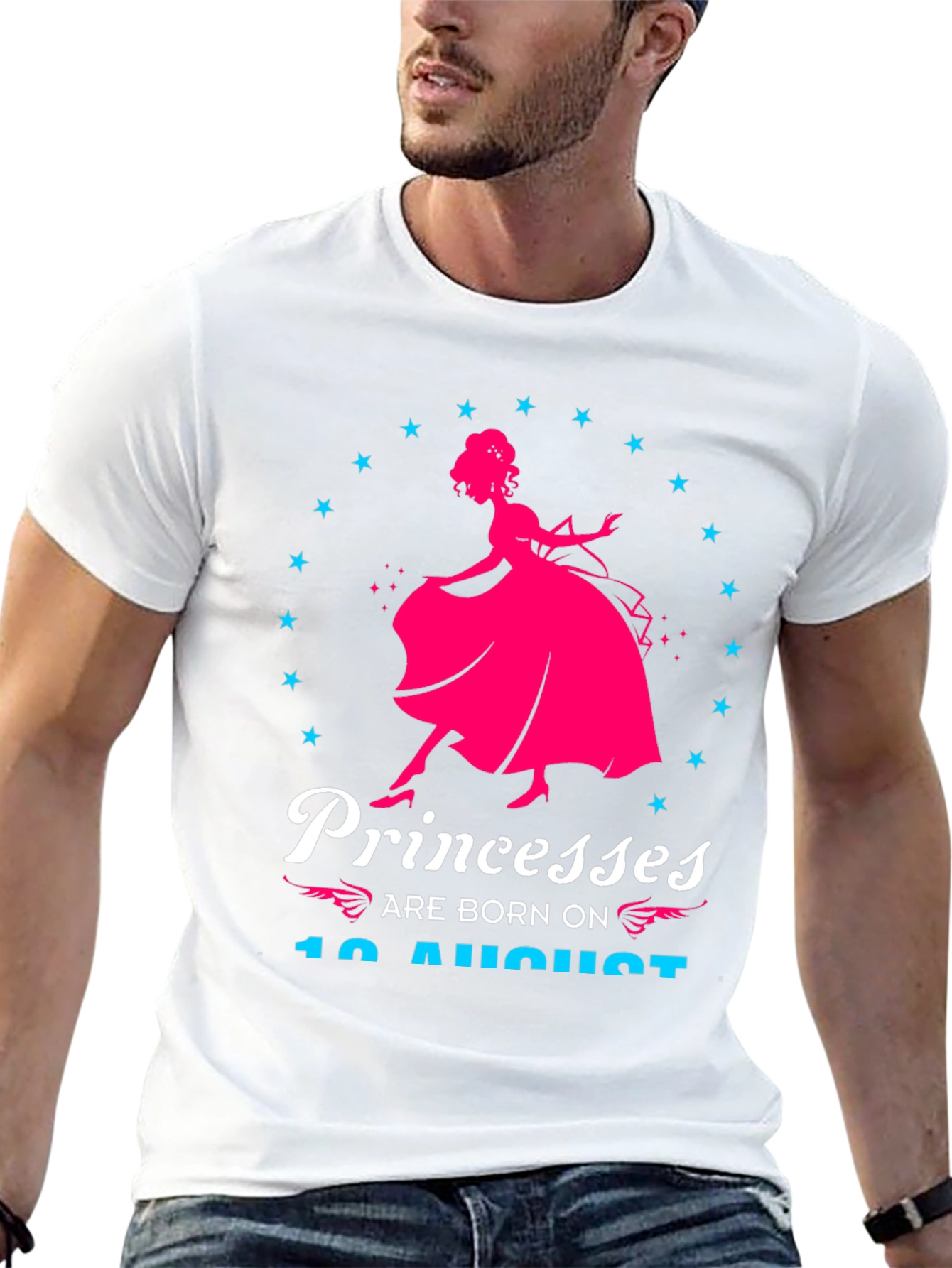 Princesses Born in August T-Shirt - 13