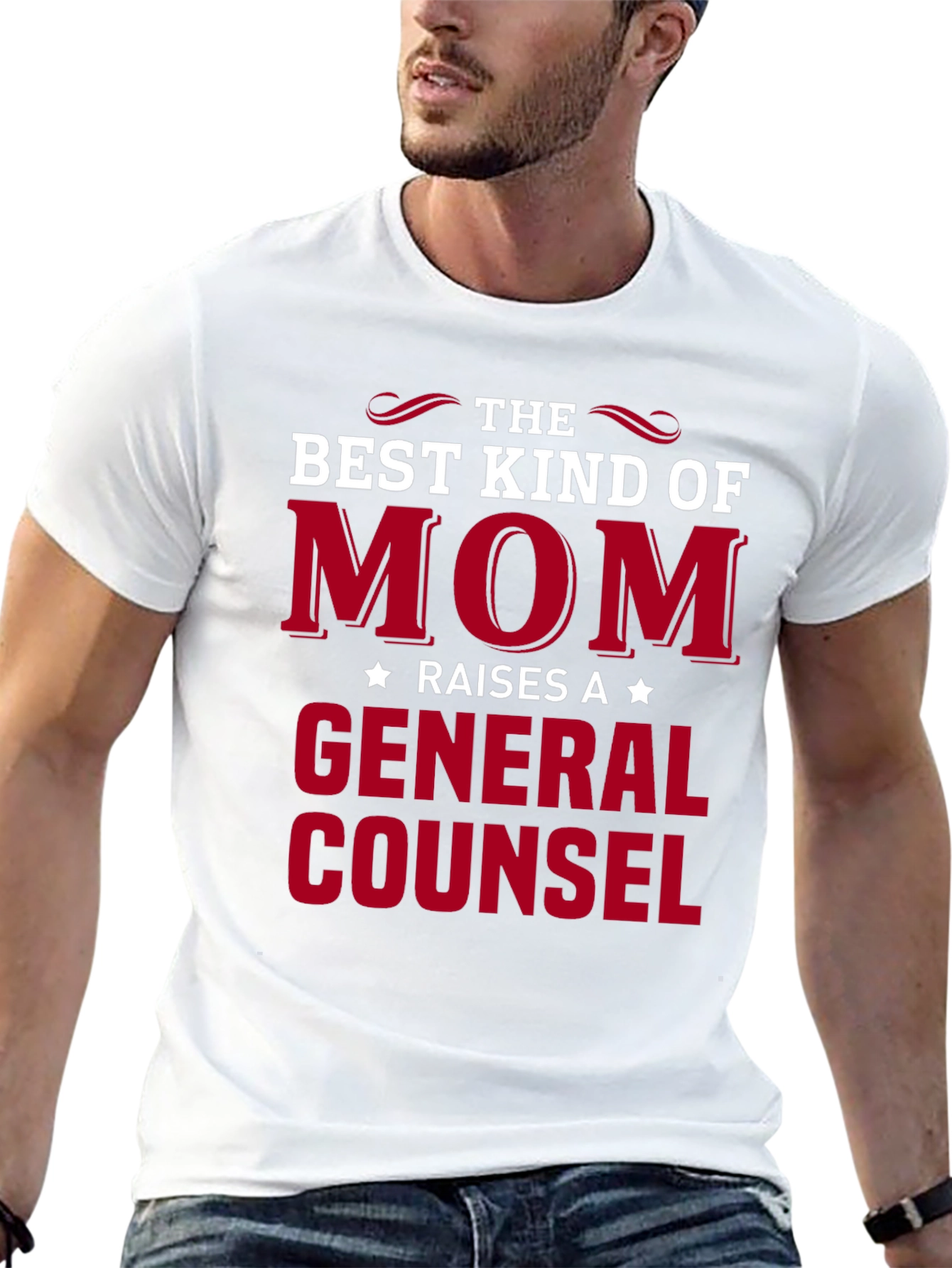 Black Best Kind of Mom Raises a General Counsel T-Shirt view 13