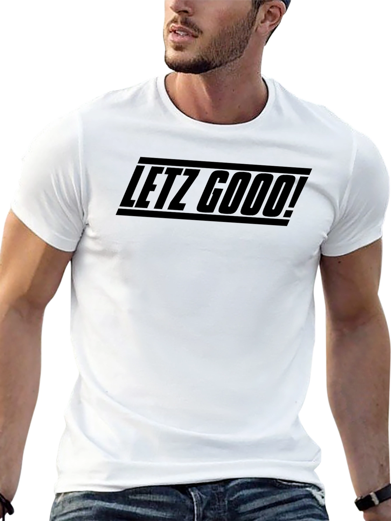 Black Letz Goo! Graphic Tee - Premium Cotton Blend view 13