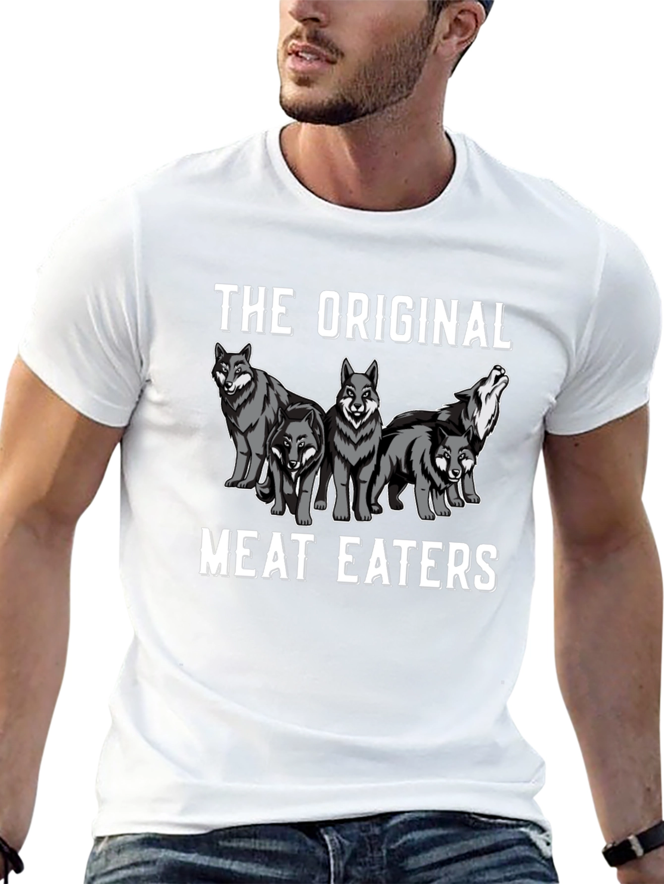 Black The Original Meat Eaters Graphic T-Shirt view 13