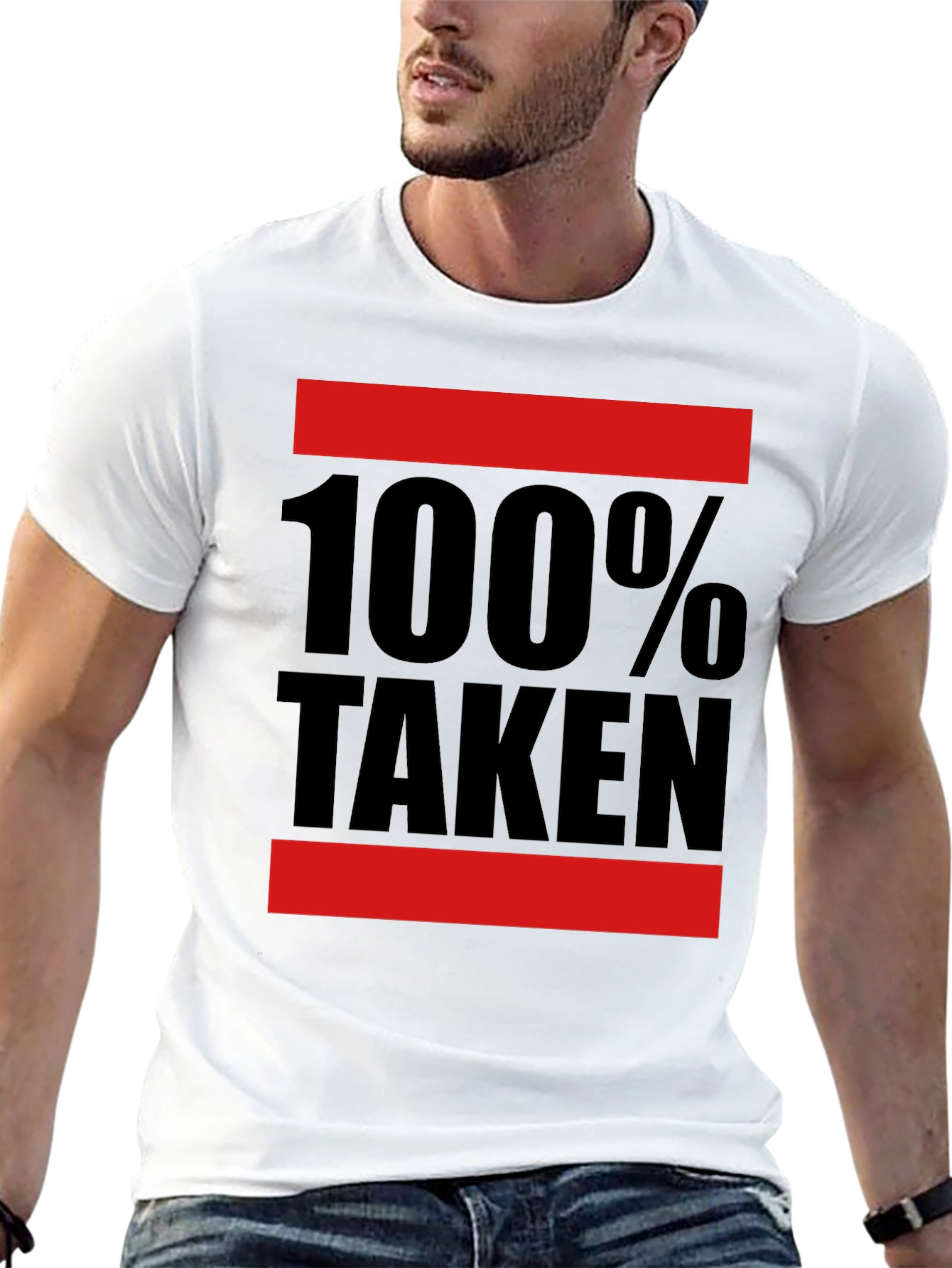 Black 100% Taken Graphic T-Shirt - Black view 13