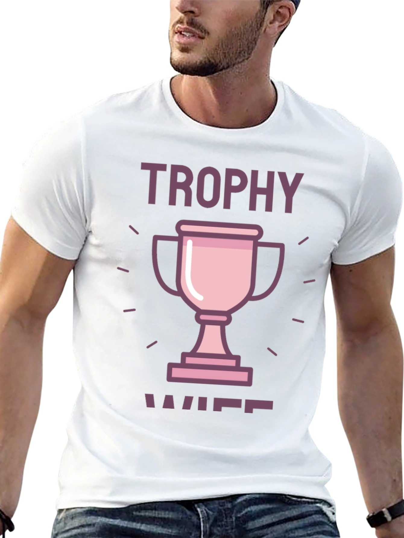 Black Trophy Wife Graphic Tee view 13