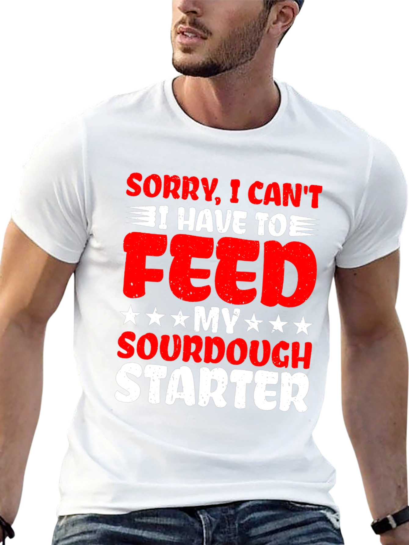 Black Sourdough Starter T-Shirt: Funny Baking Tee view 13