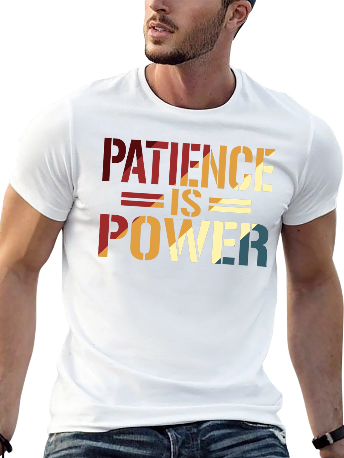 Black Patience is Power Graphic Tee view 13