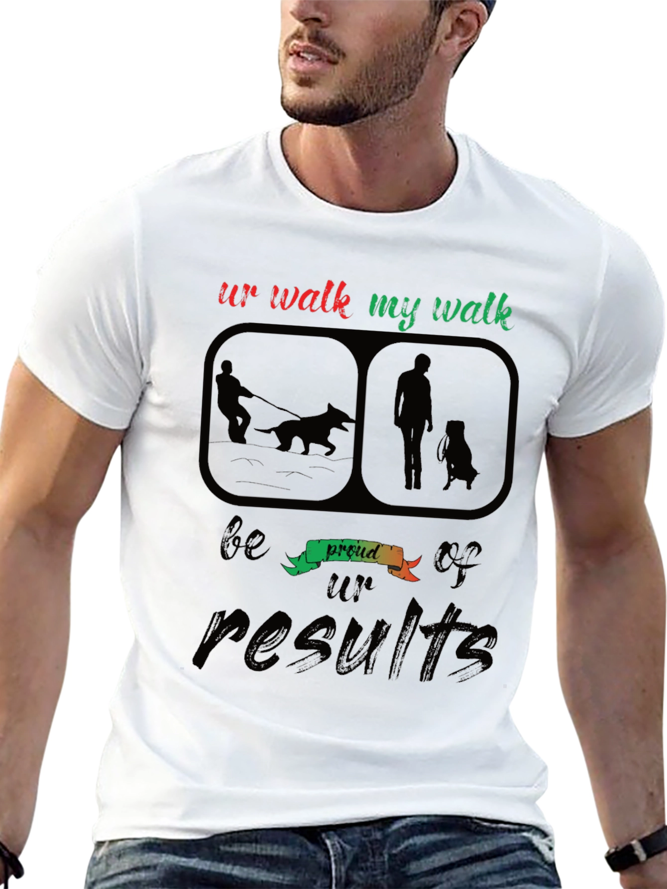 Black Ur Walk My Walk T-Shirt view 13