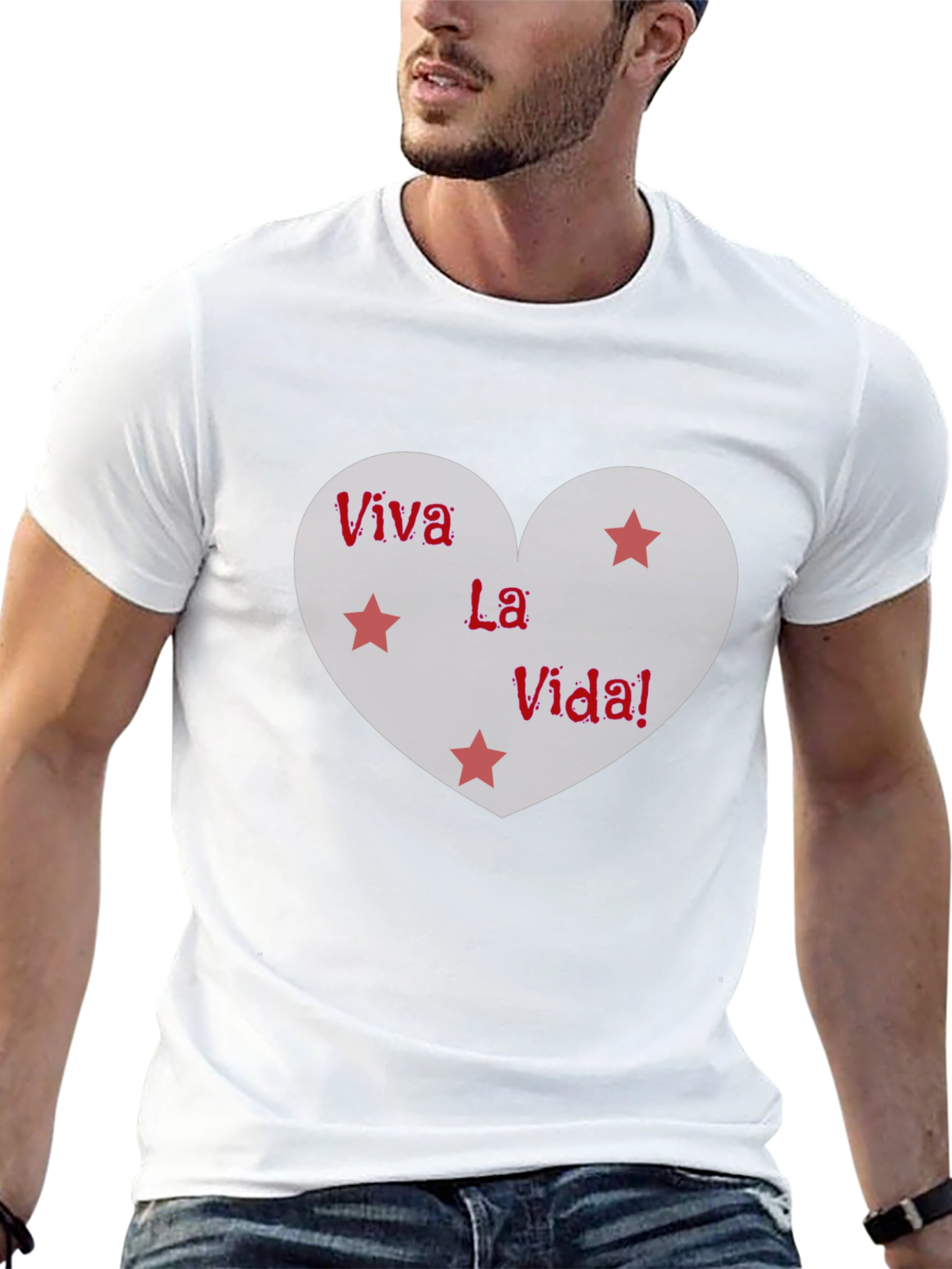 Black Viva La Vida Graphic T-Shirt - Black Cotton Tee view 13