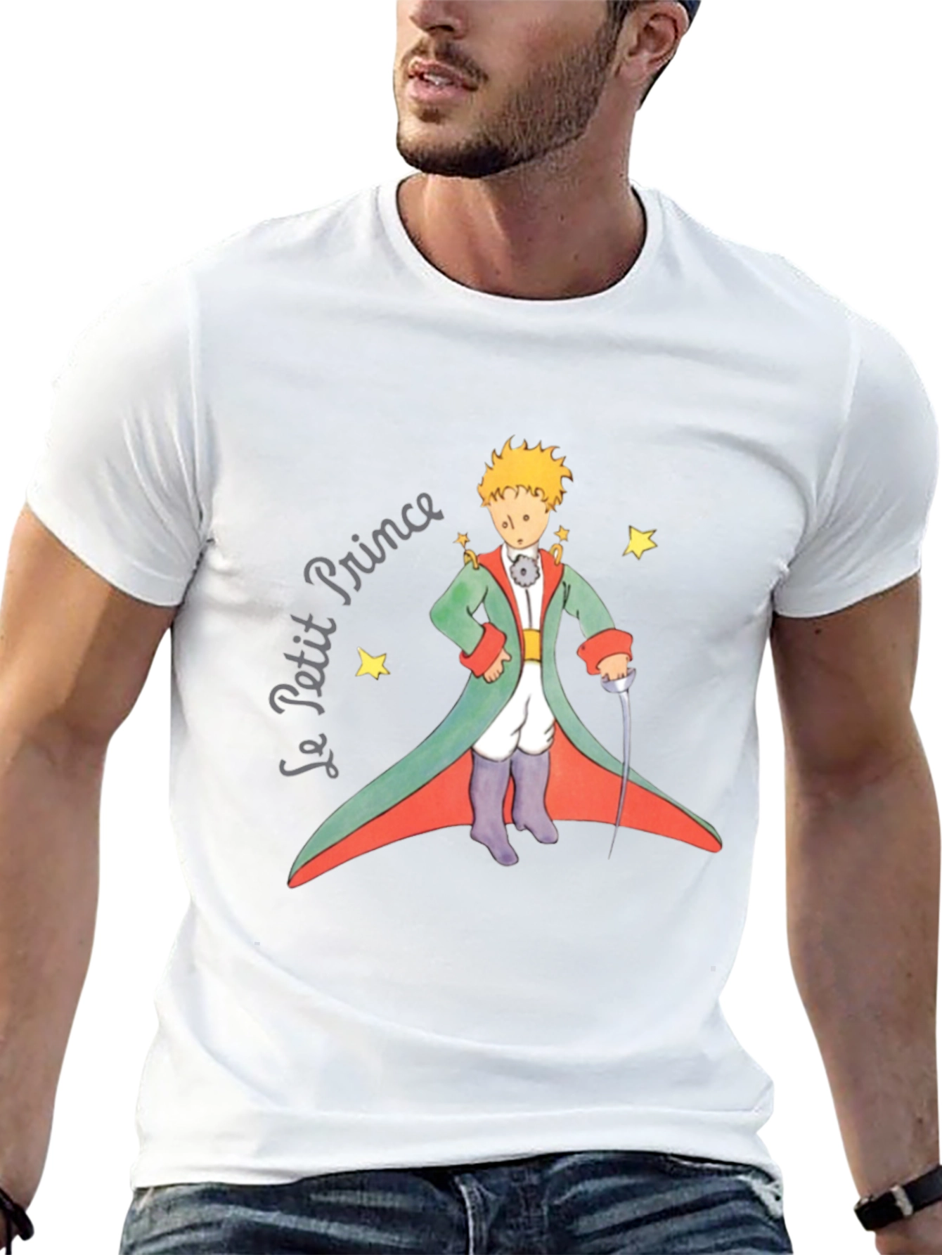Le Petit Prince Graphic Tee - Black Cotton T-Shirt - 13