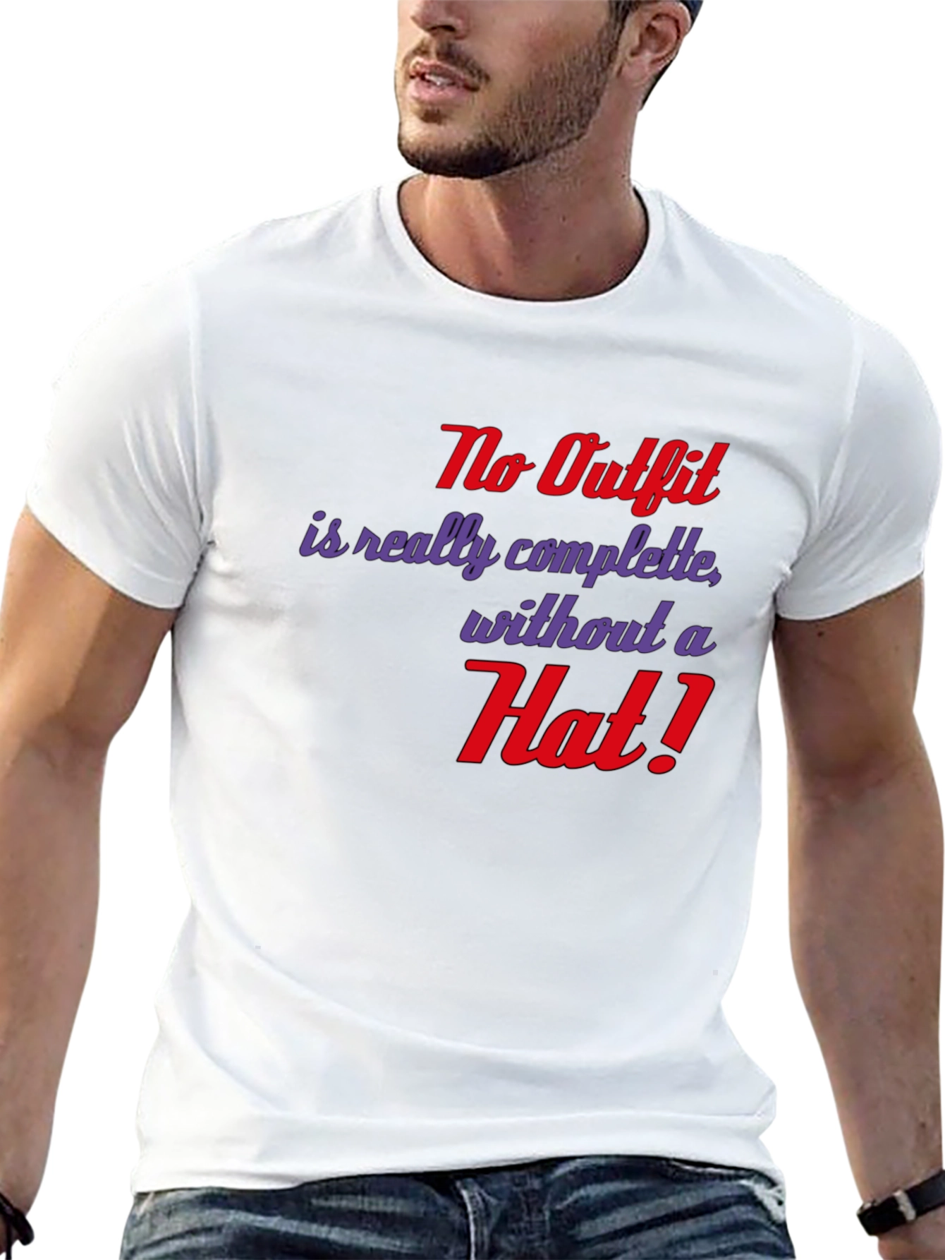 Black Hat Lover's T-Shirt: No Outfit Complete Without a Hat view 13