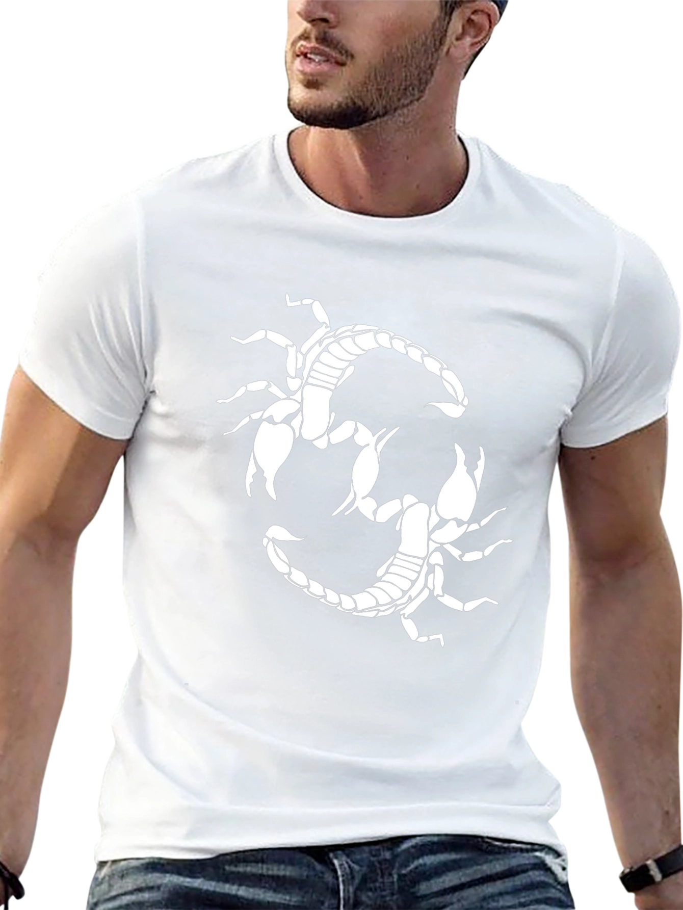 Scorpion Graphic Tee - Bold Black Cotton - 13