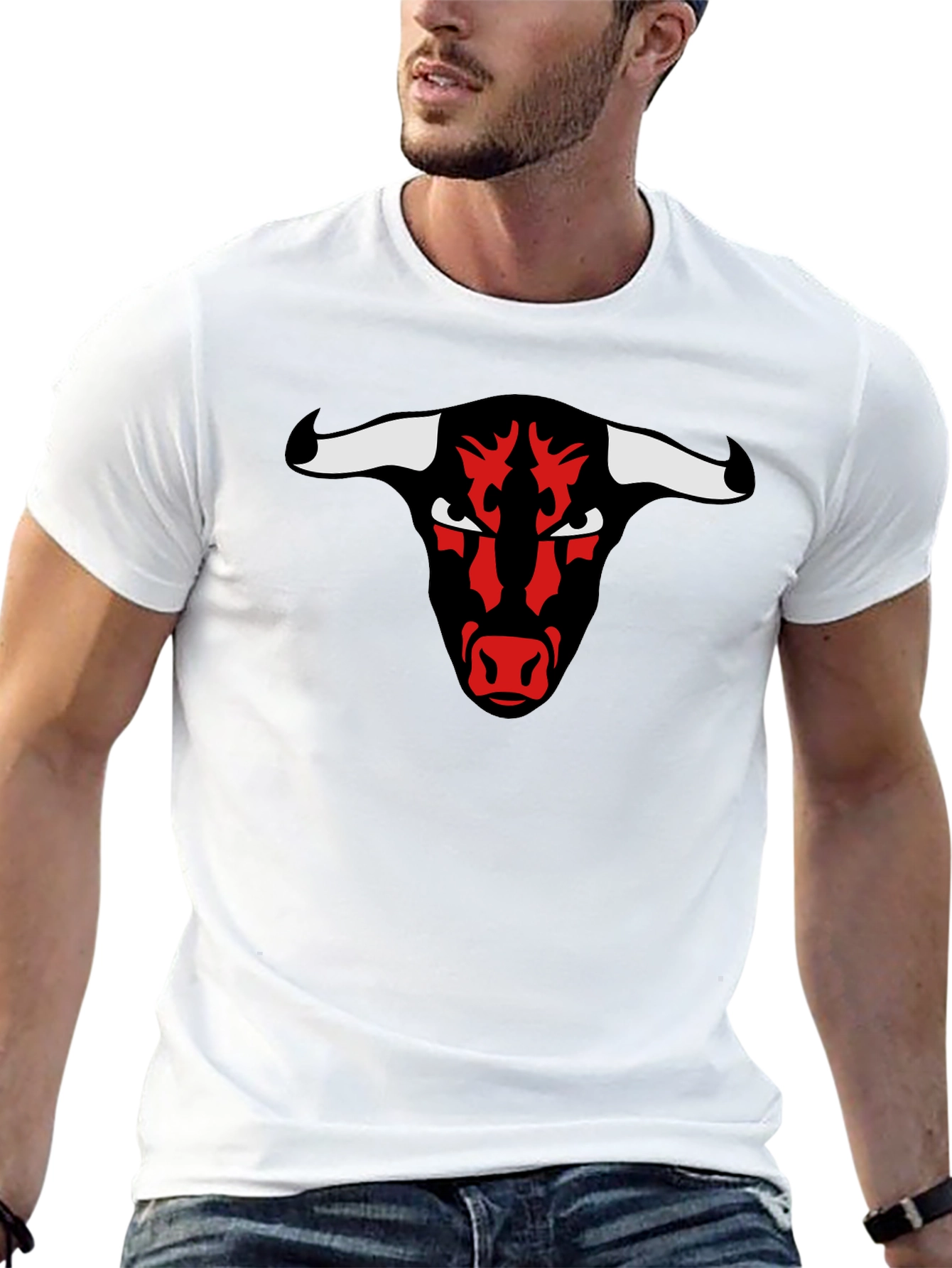 Black Black Bull Graphic Tee - Bold & Edgy Design view 13