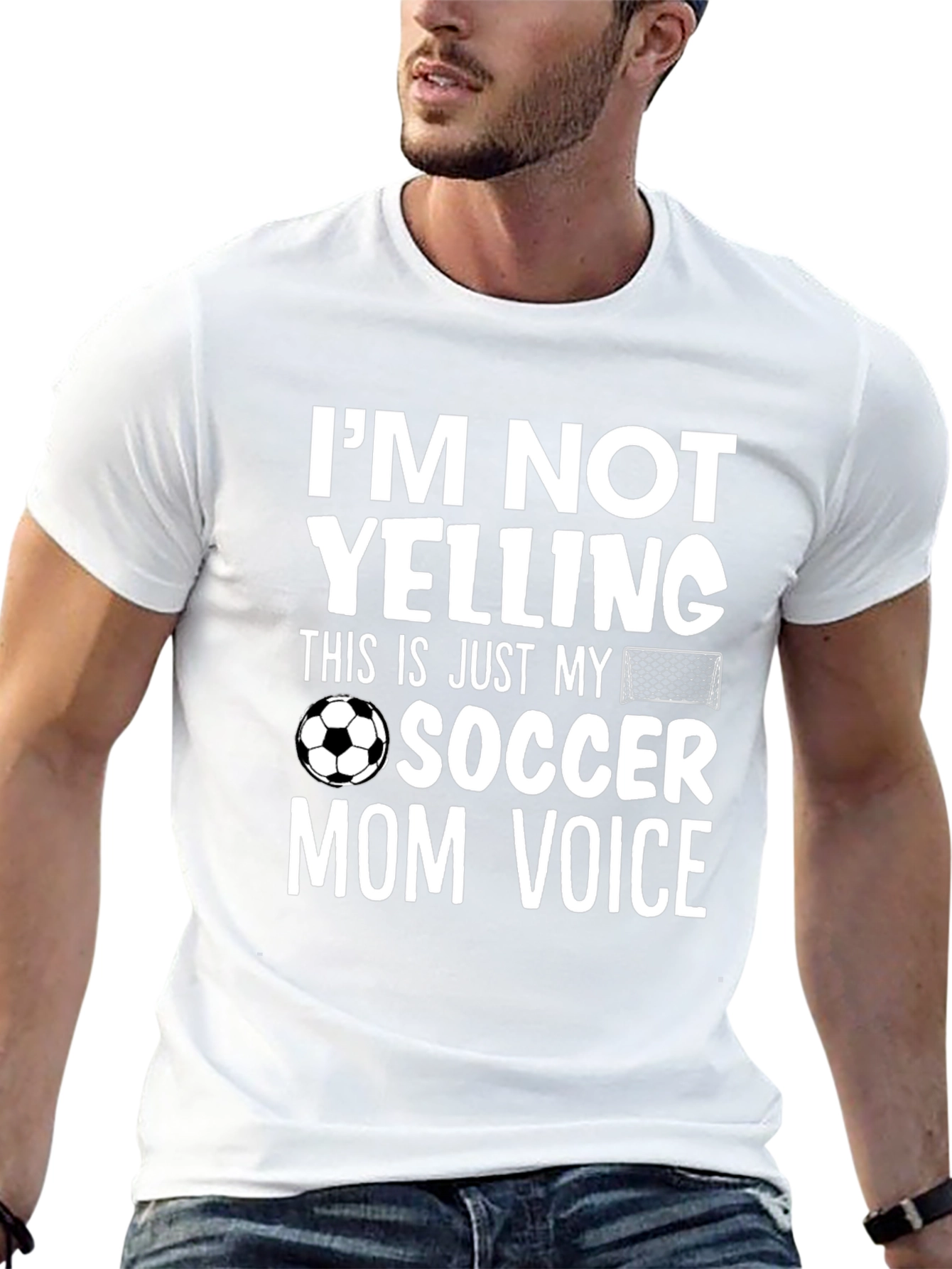 Black Soccer Mom Voice Graphic Tee view 13