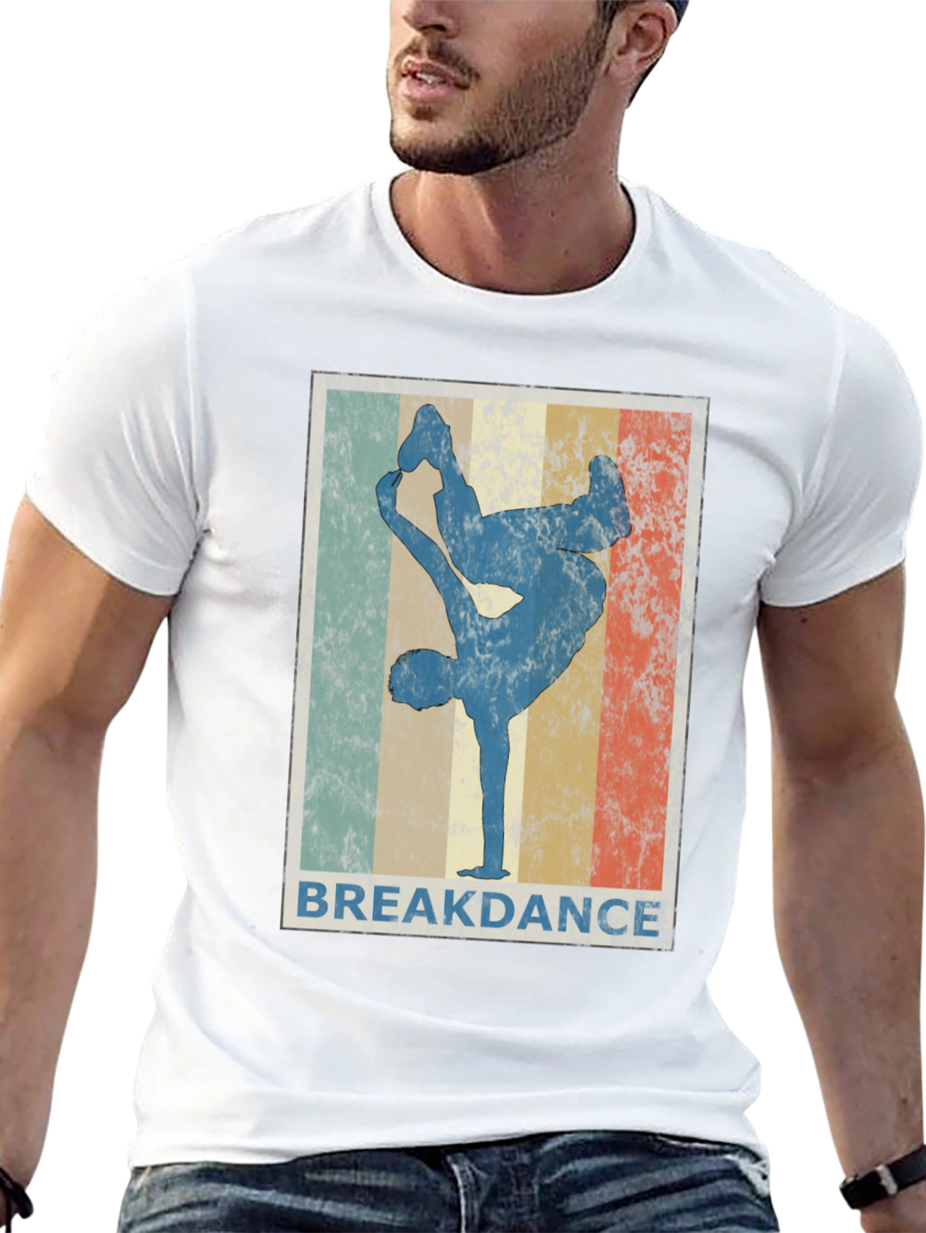 Black Vintage Breakdance T-Shirt Cool Dance Tee view 13