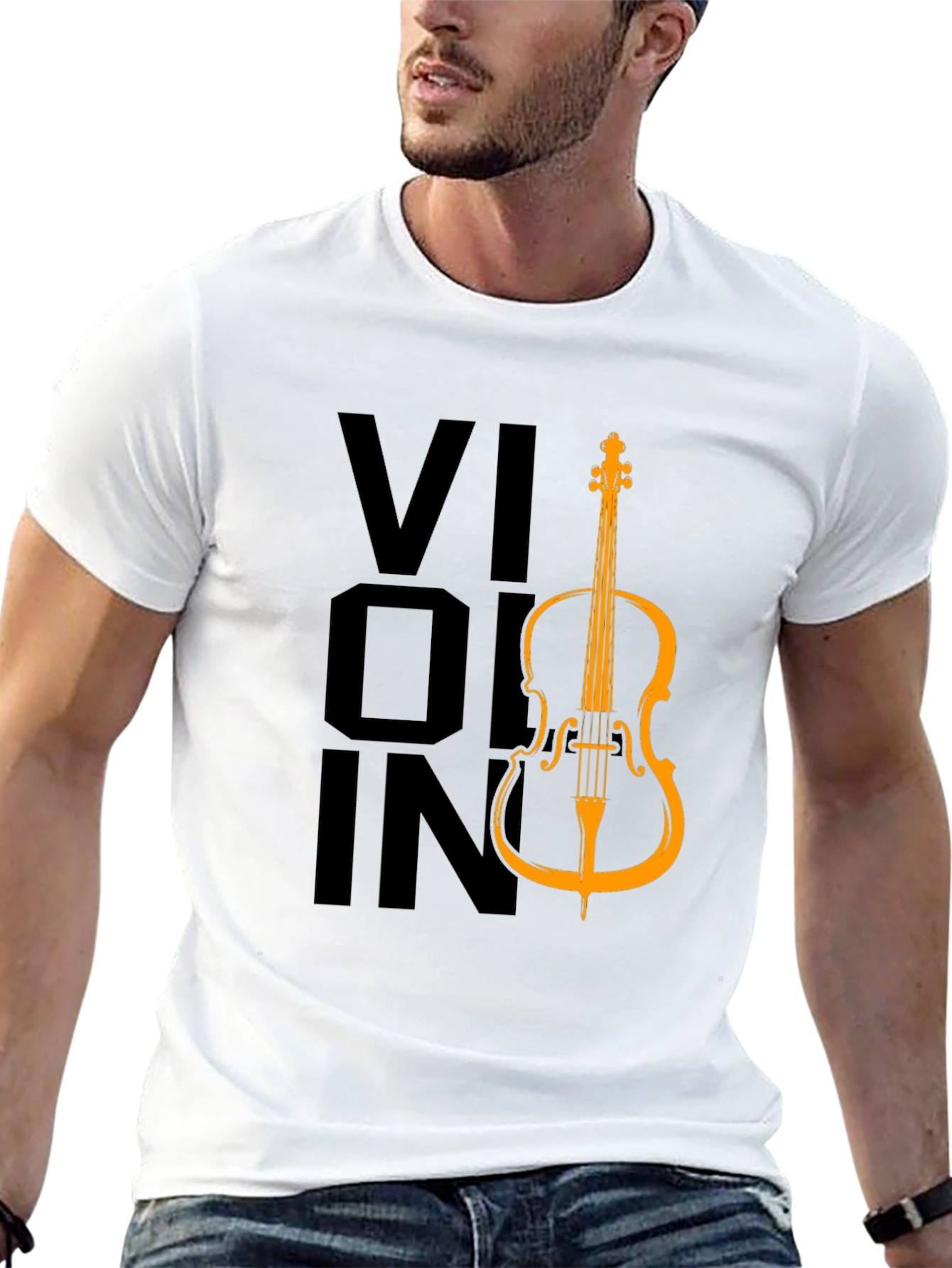 Black Violin Graphic Tee - Classic Music Lover T-Shirt view 13
