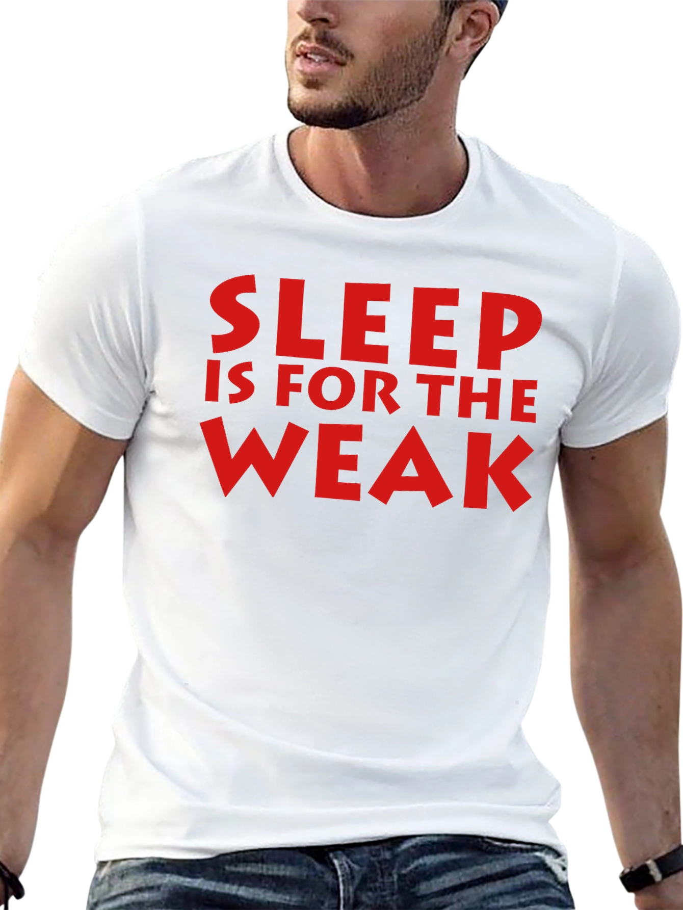 Black Sleep is for the Weak Graphic Tee - Black view 13