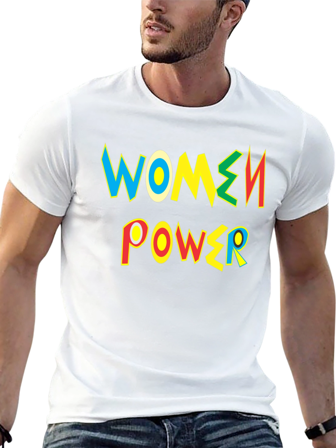 Black Women Power Black T-Shirt - Colorful Graphic Tee view 13