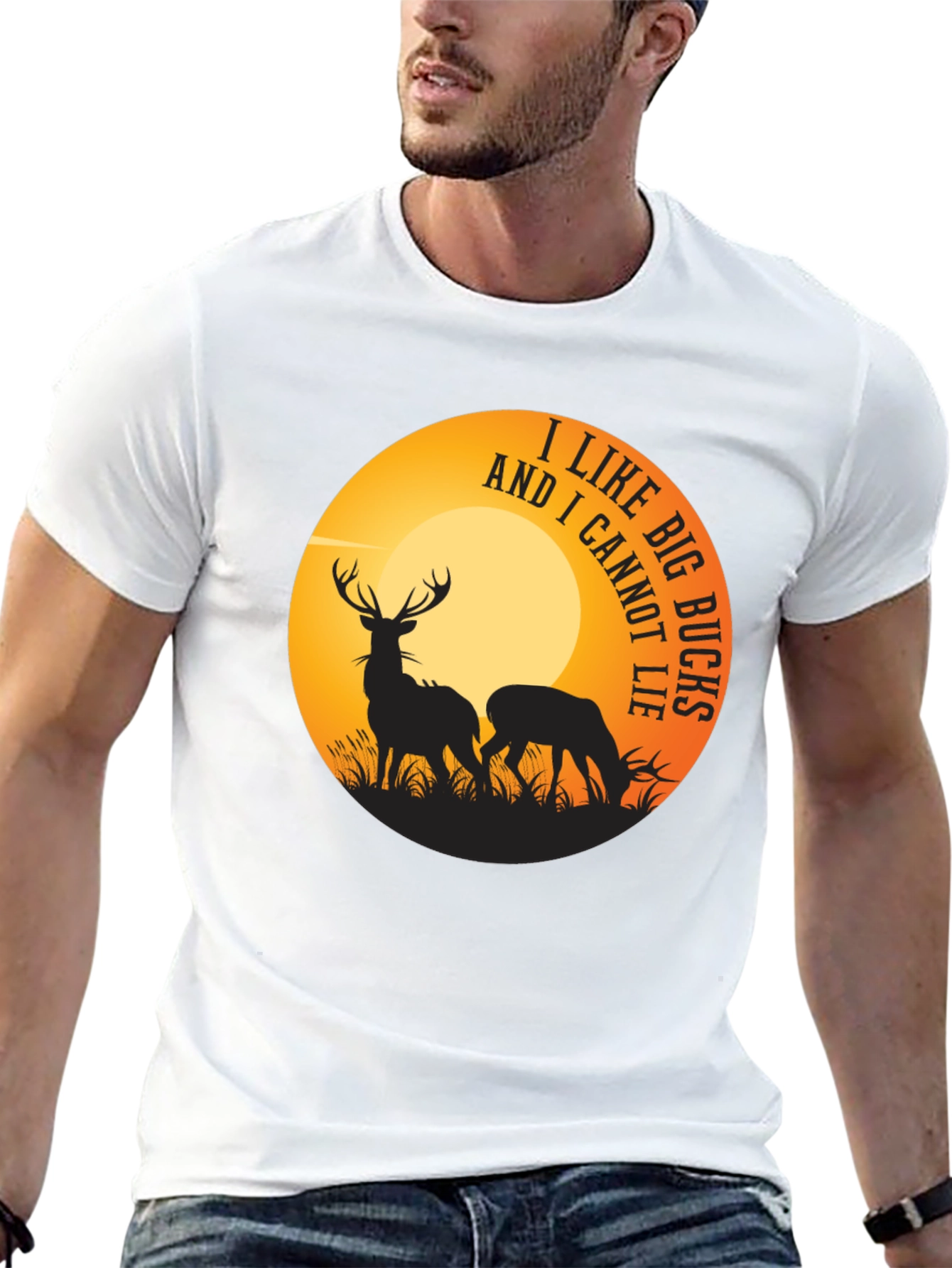 Black I Like Big Bucks Graphic Tee view 13