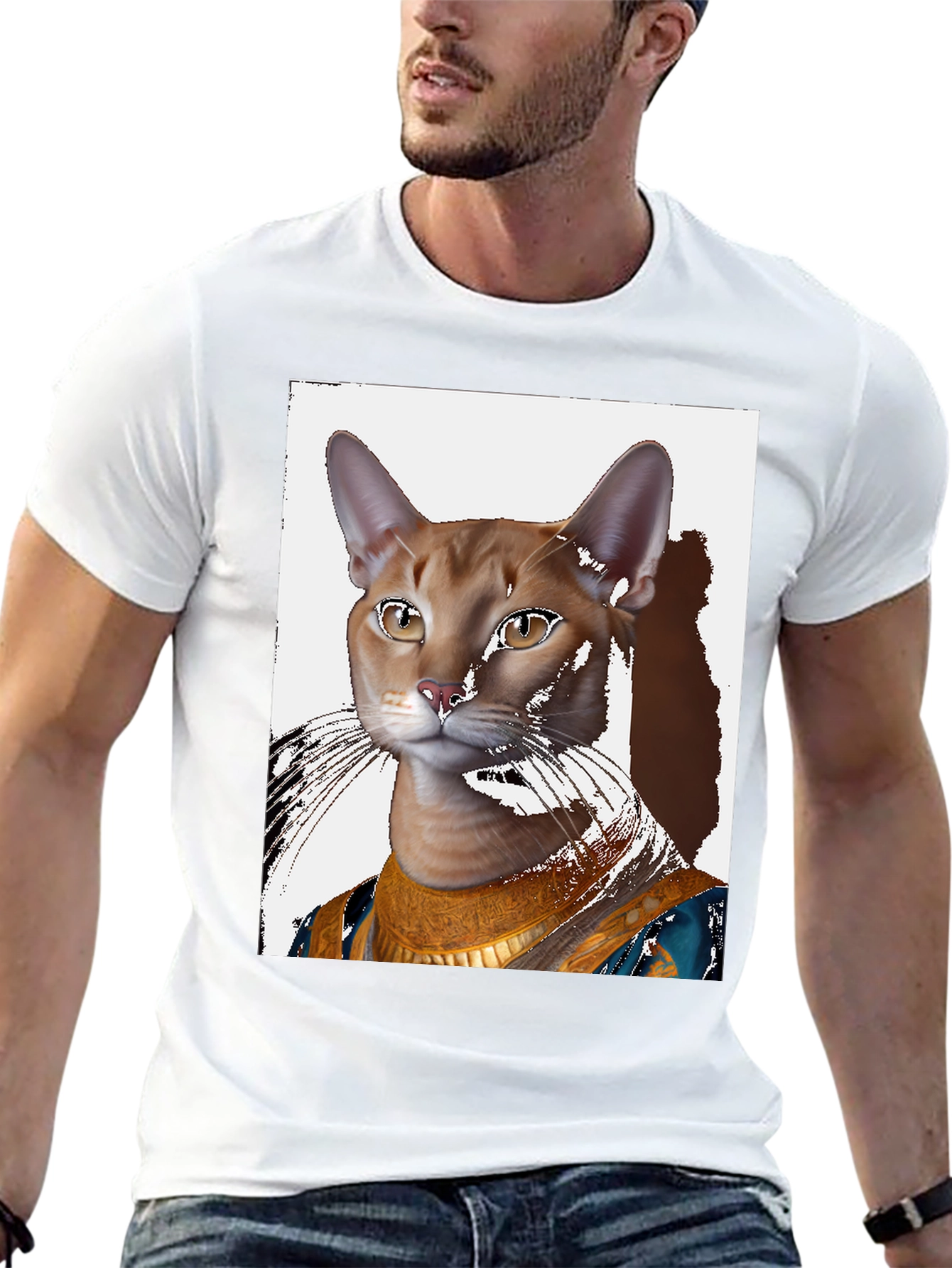 Black Cat King T-Shirt view 13