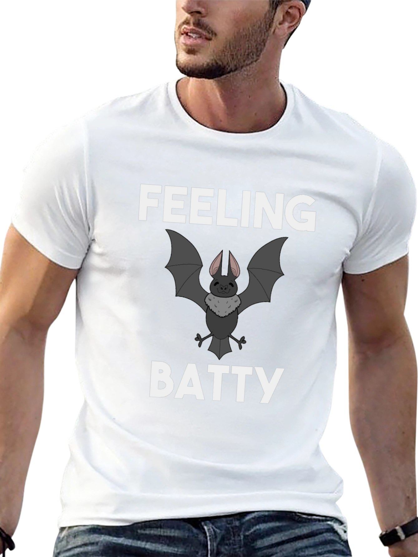 Black Feeling Batty Graphic Tee view 13