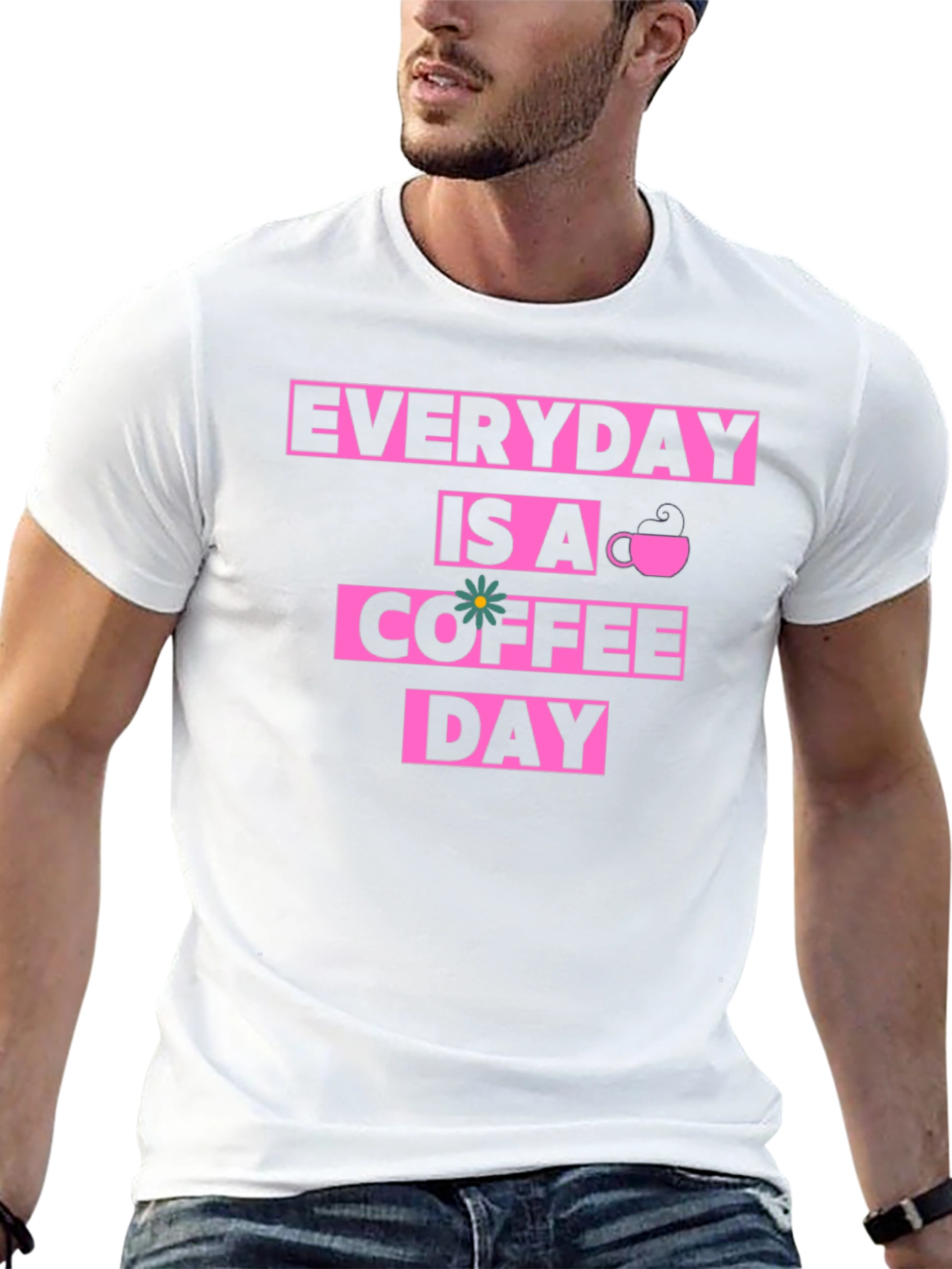 Black Everyday Is A Coffee Day Graphic Tee view 13