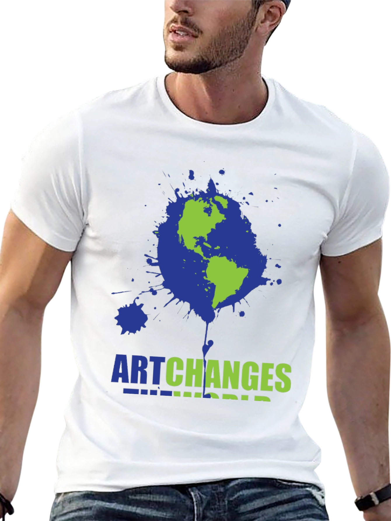 Black Art Changes the World Graphic Tee view 13