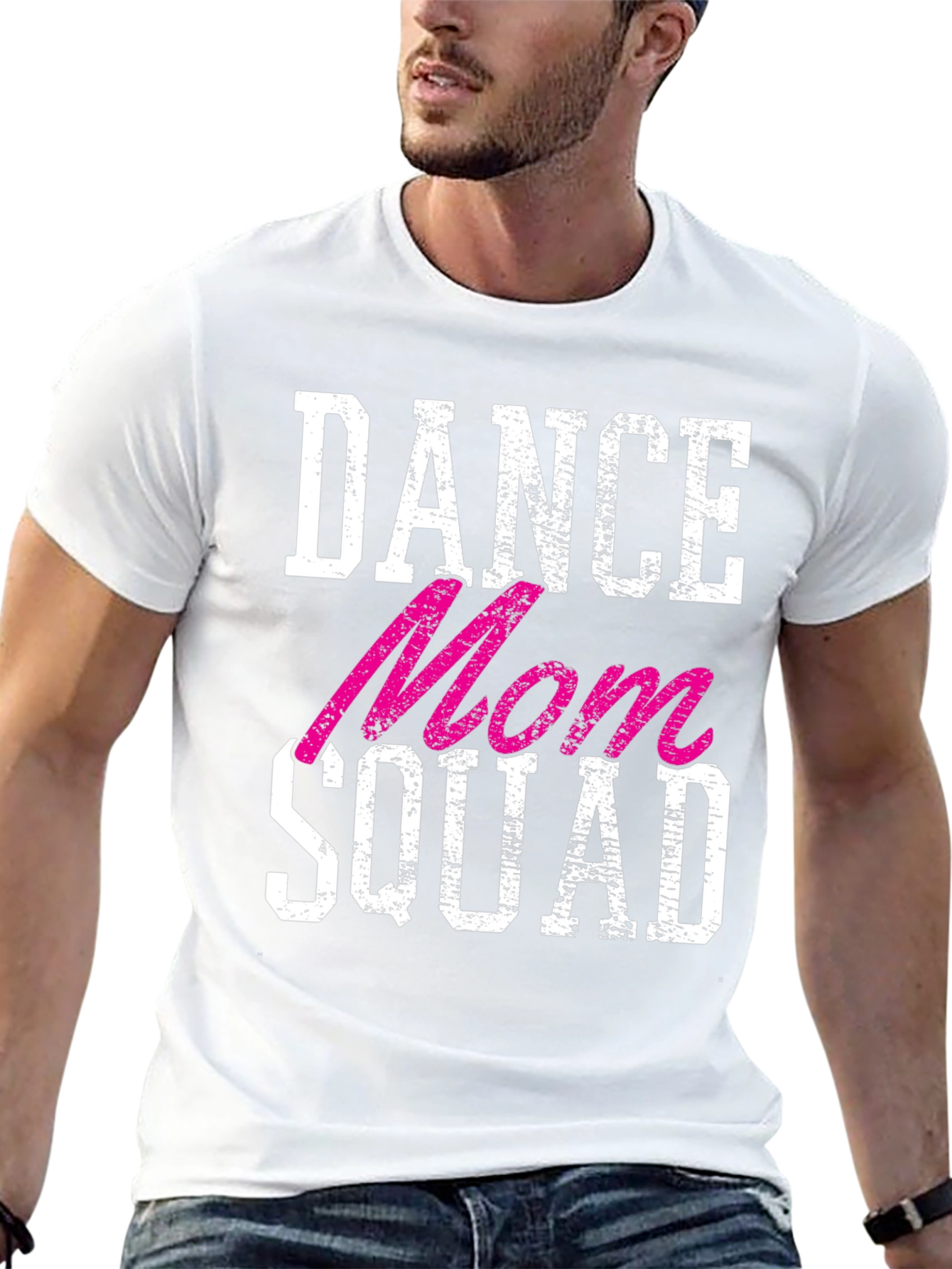 Black Dance Mom Squad Graphic Tee - Black Crewneck T-Shirt view 13
