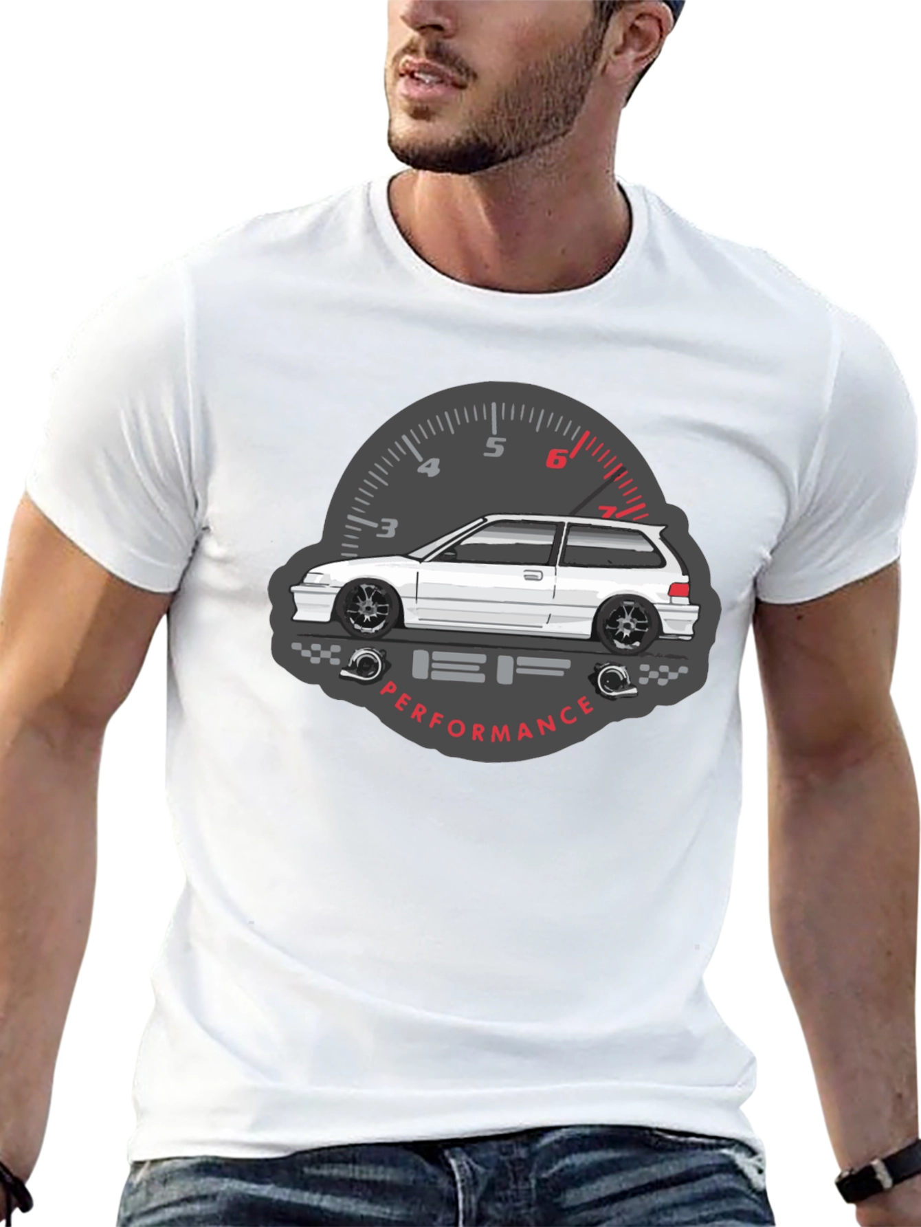 Black JDM Car Graphic Tee - Performance Driven Style view 13