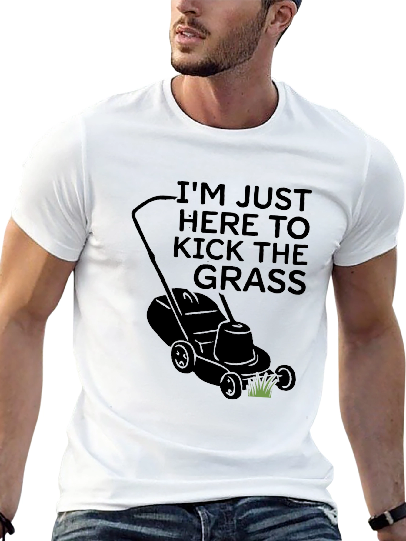 Black Kick the Grass T-Shirt view 13