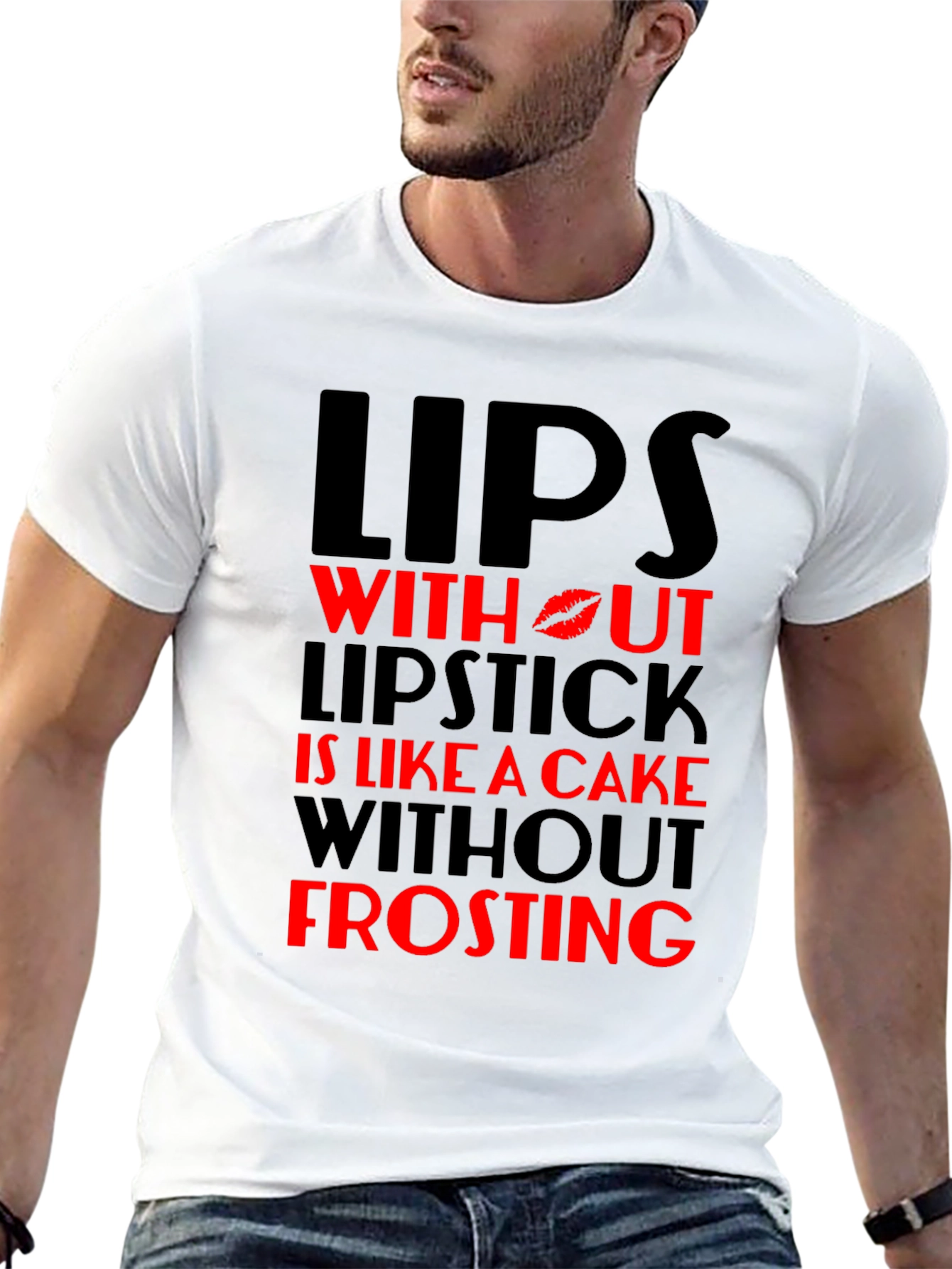 Black Lips Without Lipstick T-Shirt - Cake & Frosting view 13