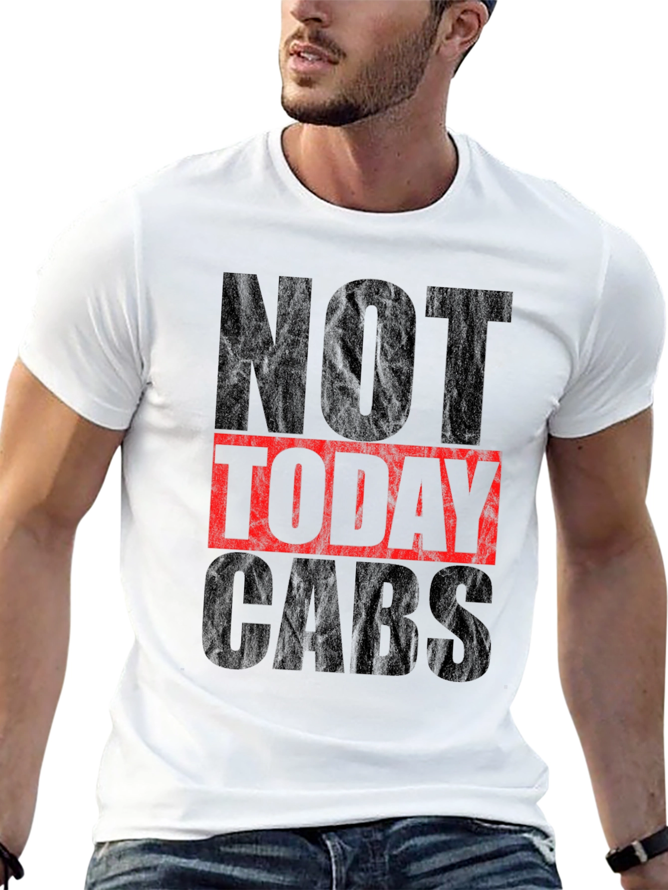 Black Not Today Cabs Graphic T-Shirt - Trendy Statement Tee view 13