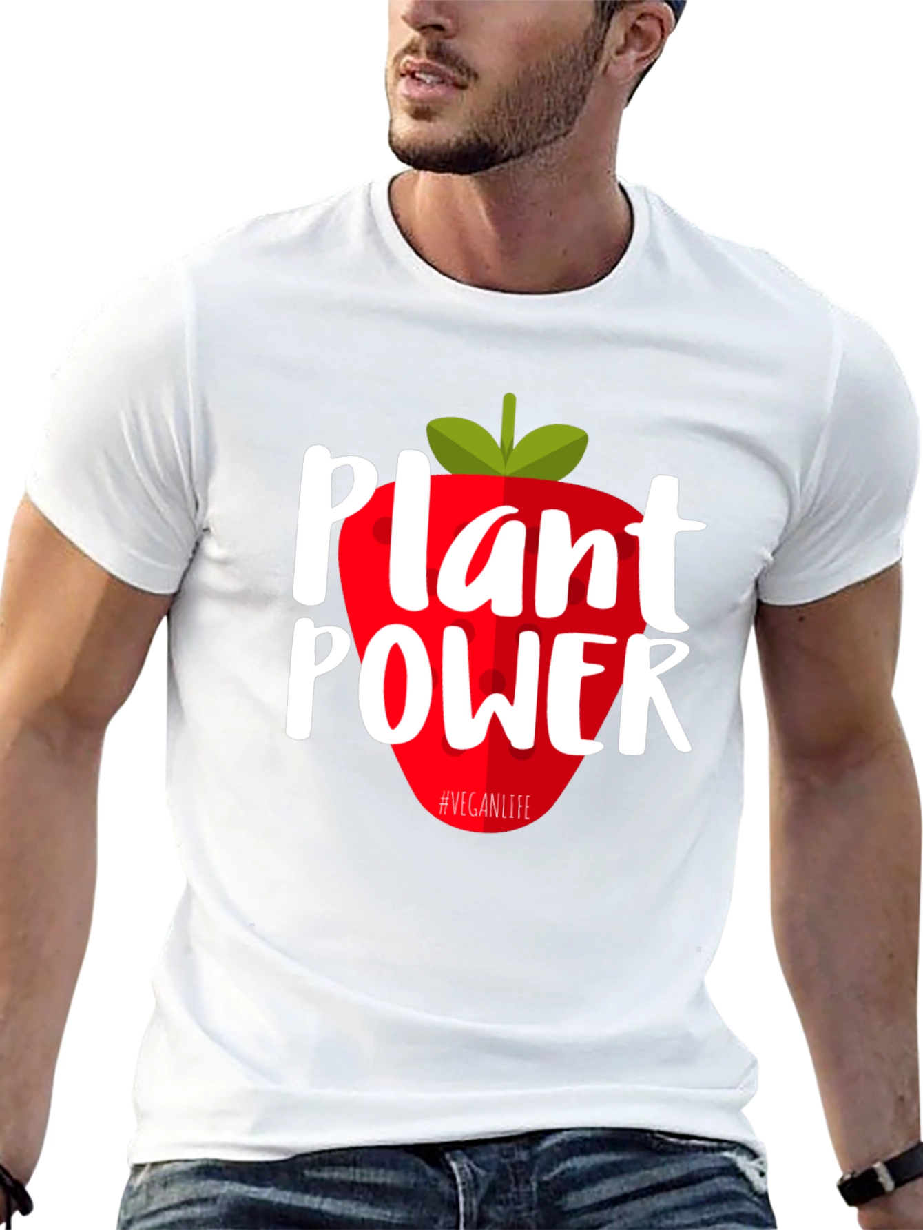 Plant Power Vegan T-Shirt - Eco Friendly! - 13