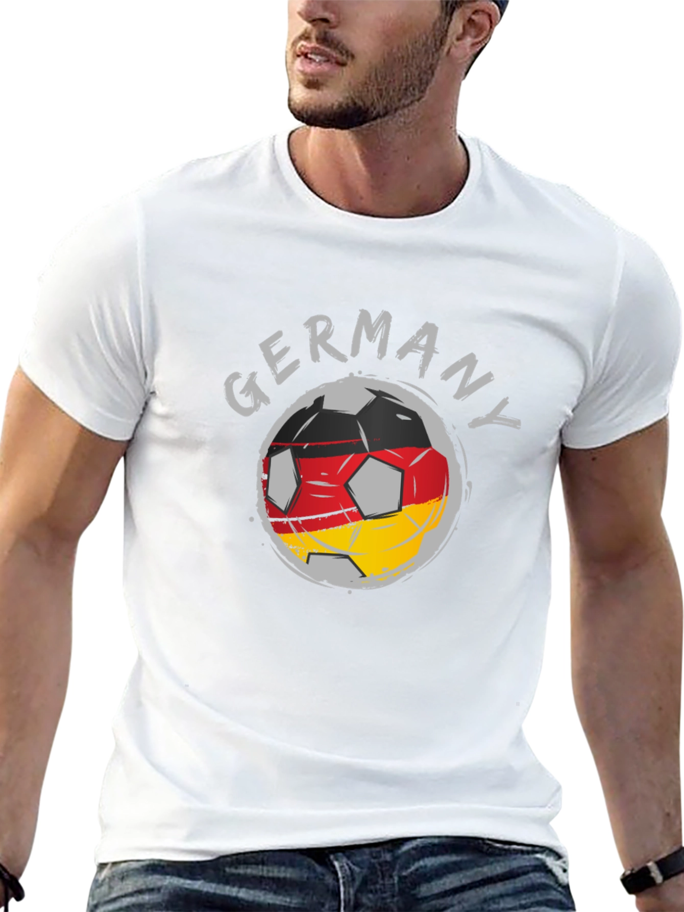 Black Germany Soccer T-Shirt view 13