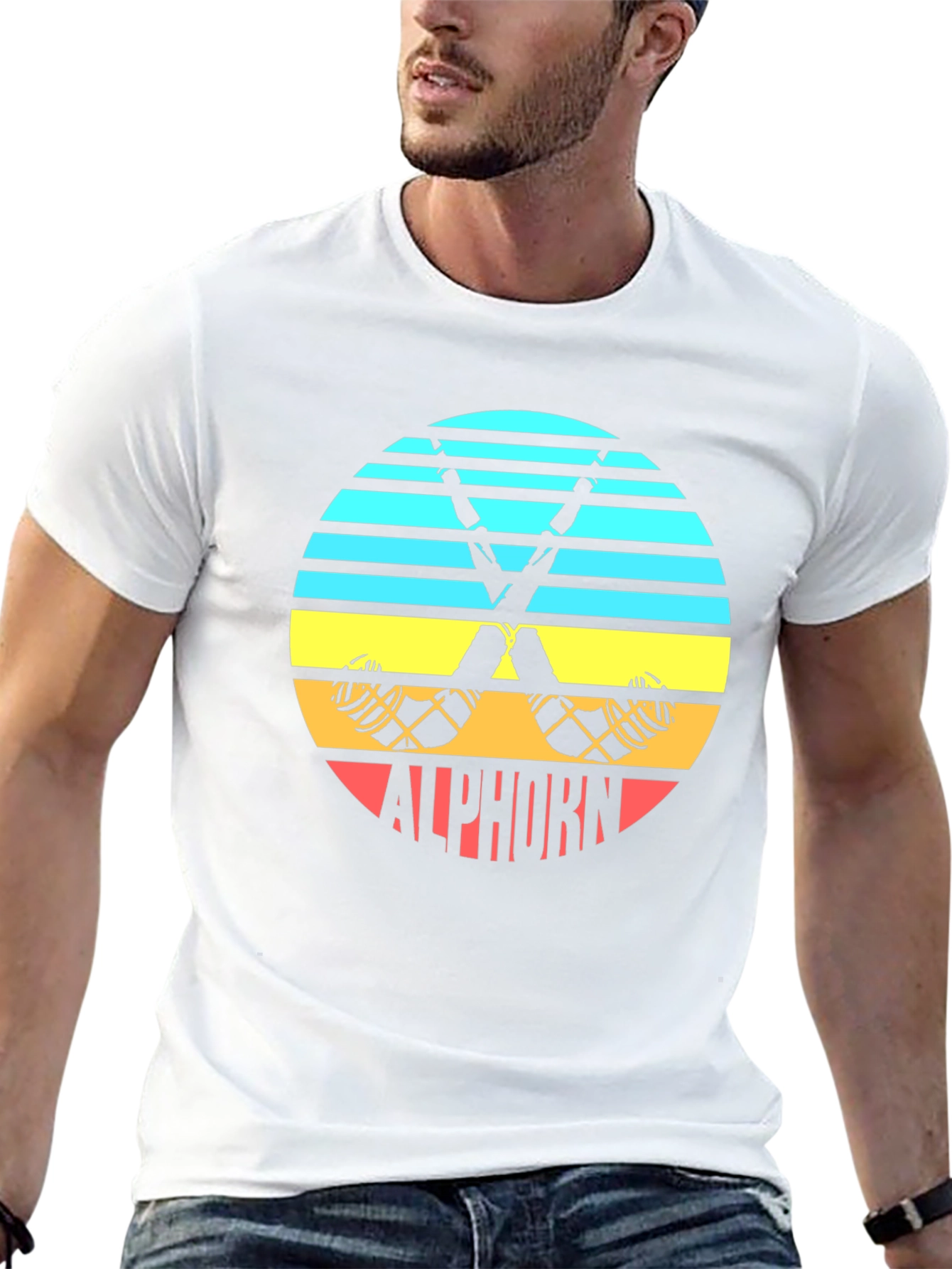 Retro Alphorn Tee - 13