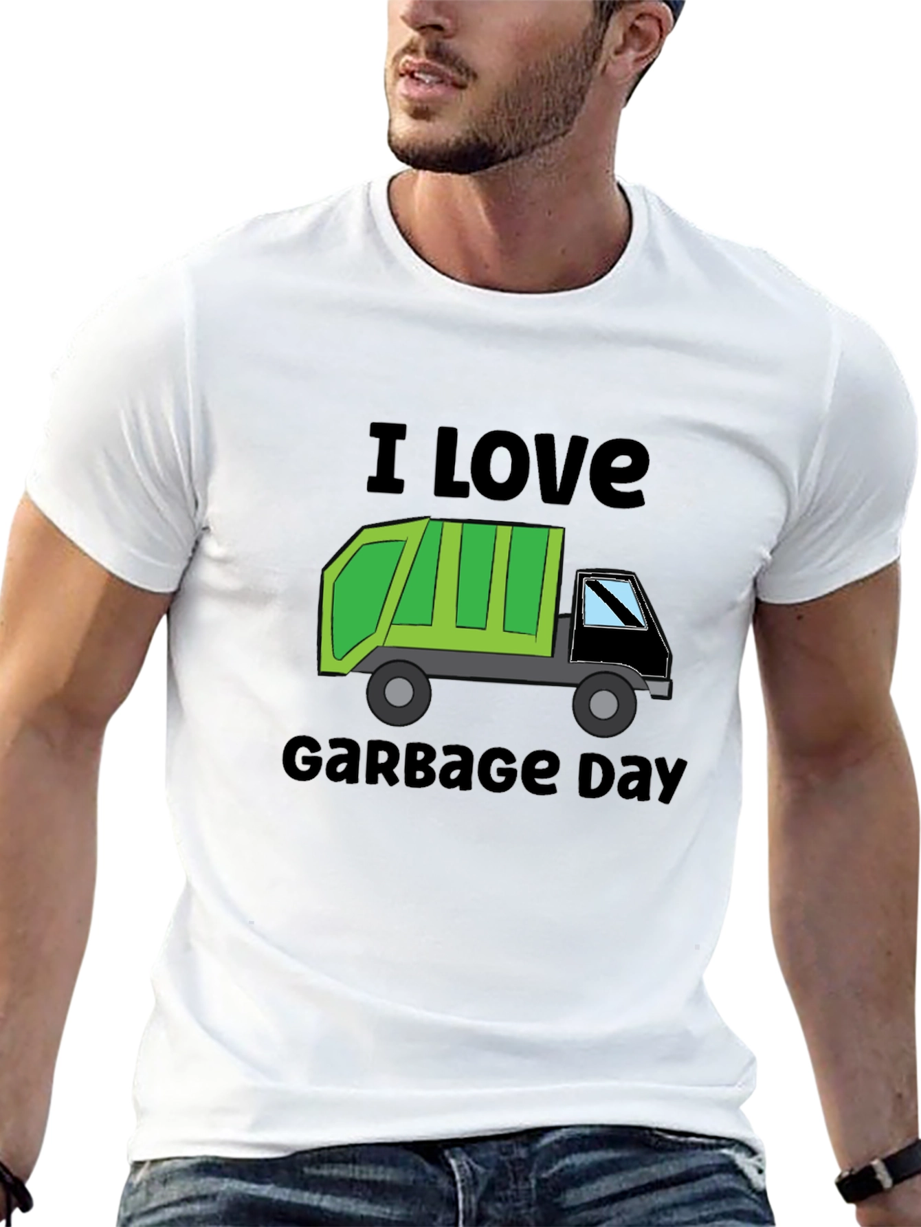 Black I Love Garbage Day T-Shirt - Novelty Graphic Tee view 13